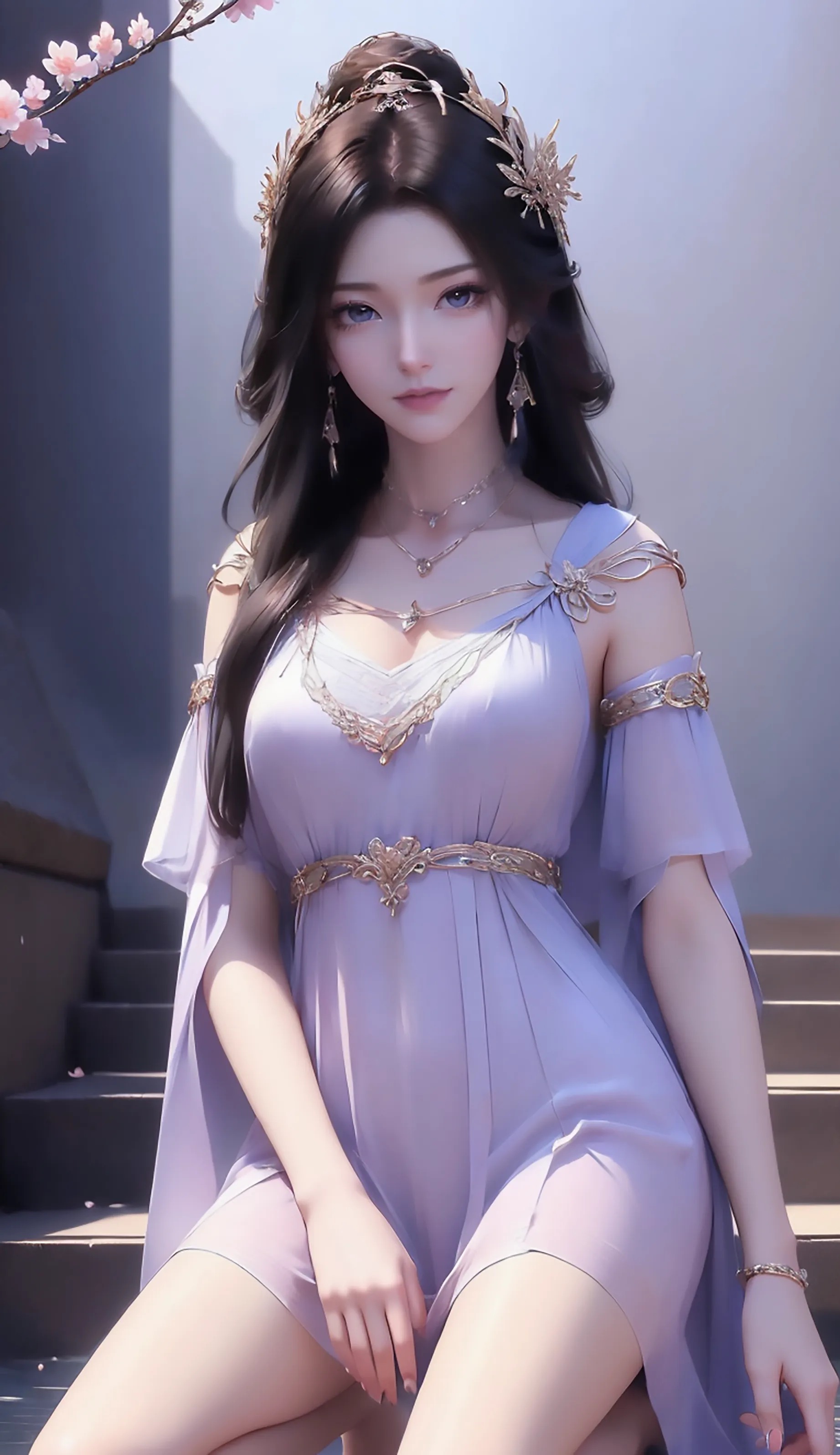 《凡人修仙传》紫灵角色高清手机壁纸 国漫动画人物形象图_07