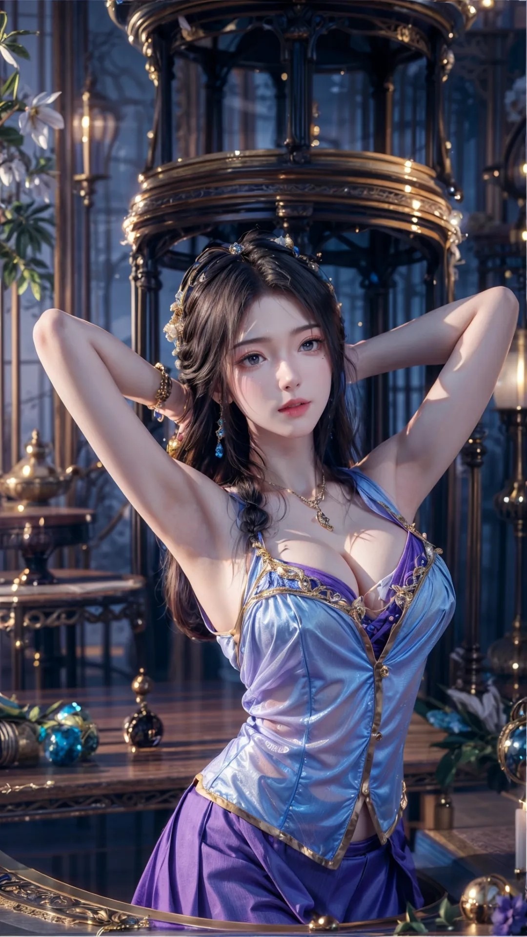 《凡人修仙传》紫灵角色高清手机壁纸 国漫动画人物形象图_02