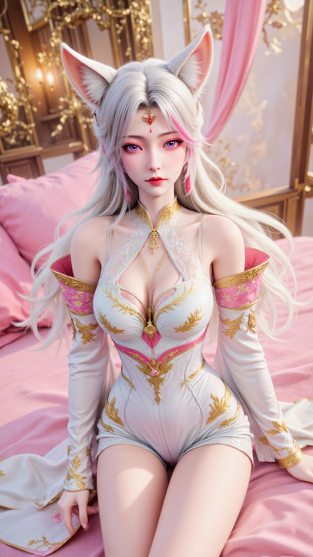 《氪金玩家》小狸角色高清形象图 萌系可爱 手机壁纸