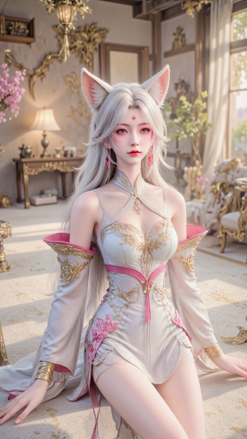 《氪金玩家》小狸角色高清形象图 萌系可爱 手机壁纸