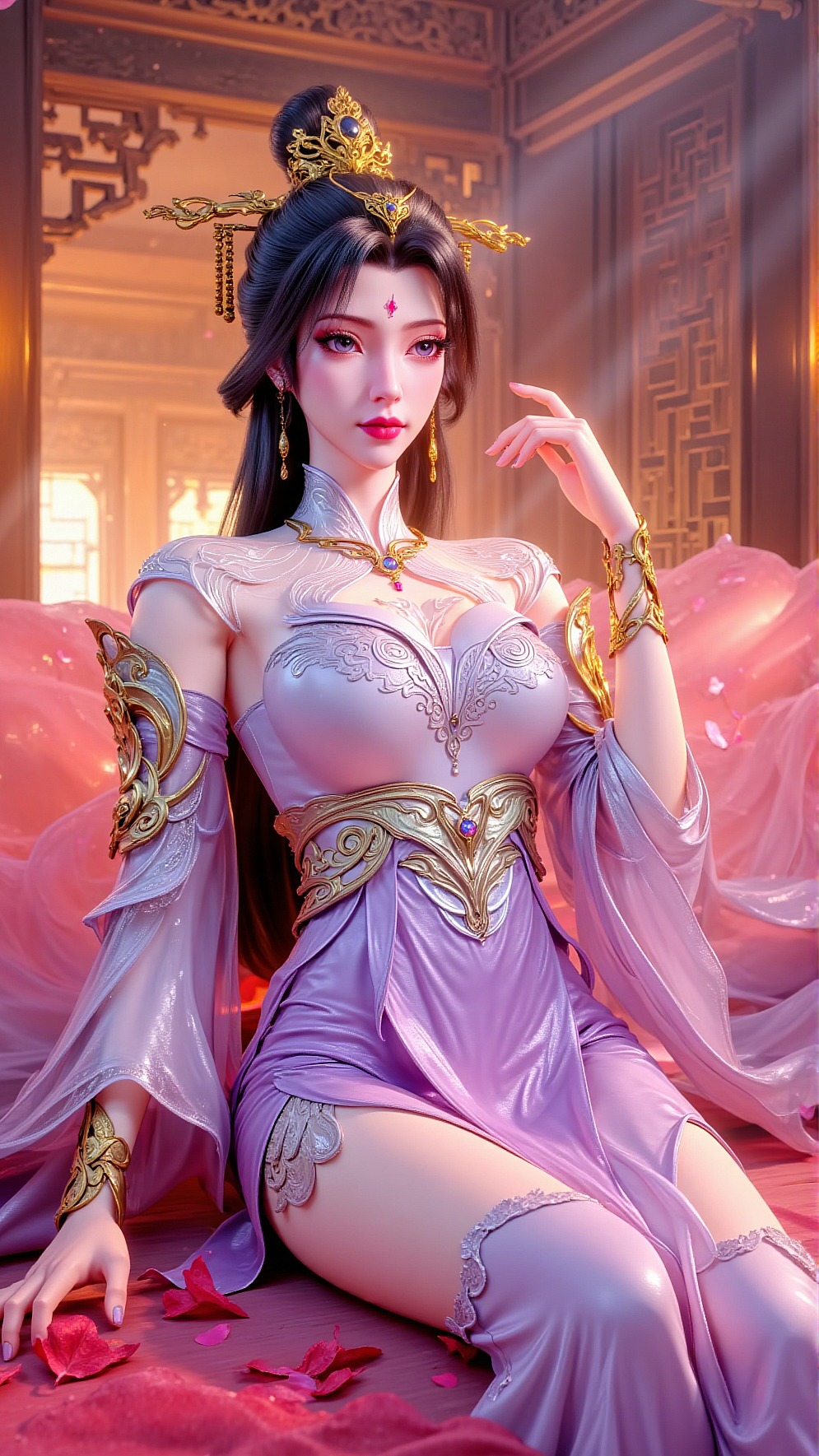 《氪金玩家》梅妃角色高清形象图 古典优雅 古风壁纸