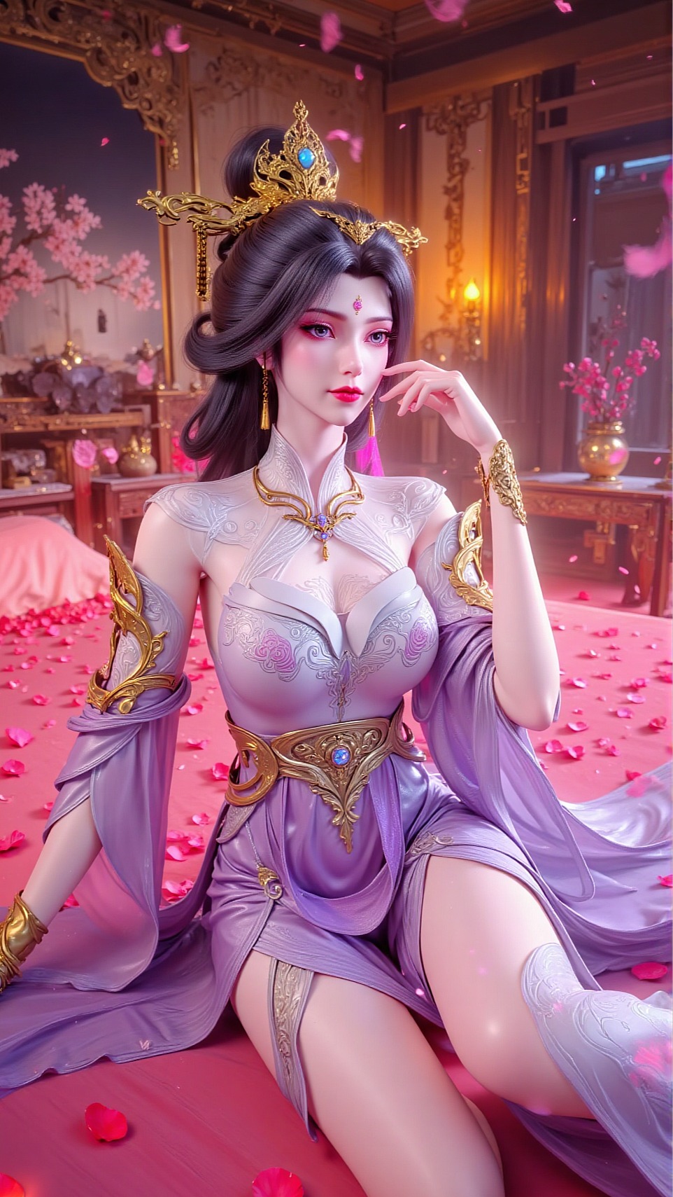 《氪金玩家》梅妃角色高清形象图 古典优雅 古风壁纸