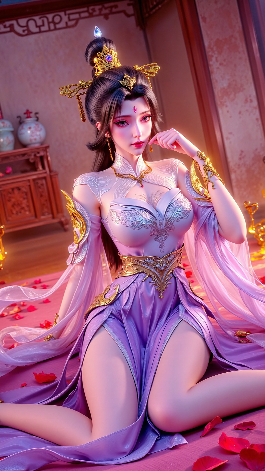 《氪金玩家》梅妃角色高清形象图 古典优雅 古风壁纸