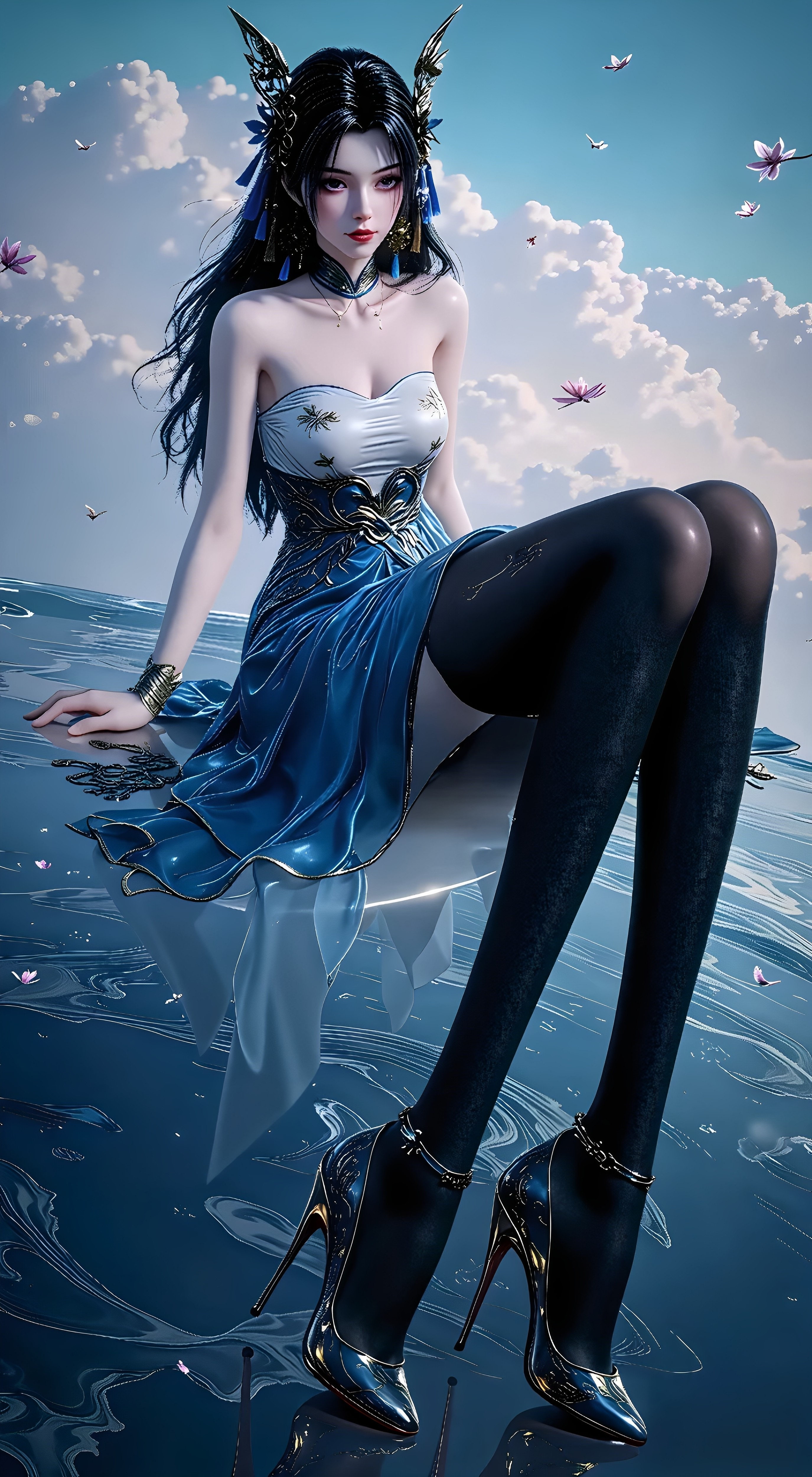 《氪金玩家》璎珞角色高清形象图 古风贵族 手机壁纸