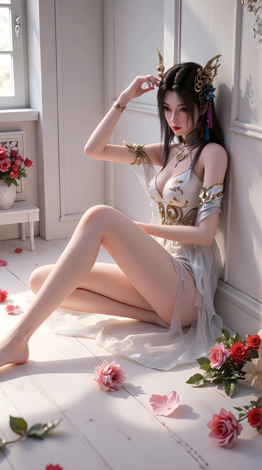 《氪金玩家》璎珞角色高清形象图 古风贵族 手机壁纸