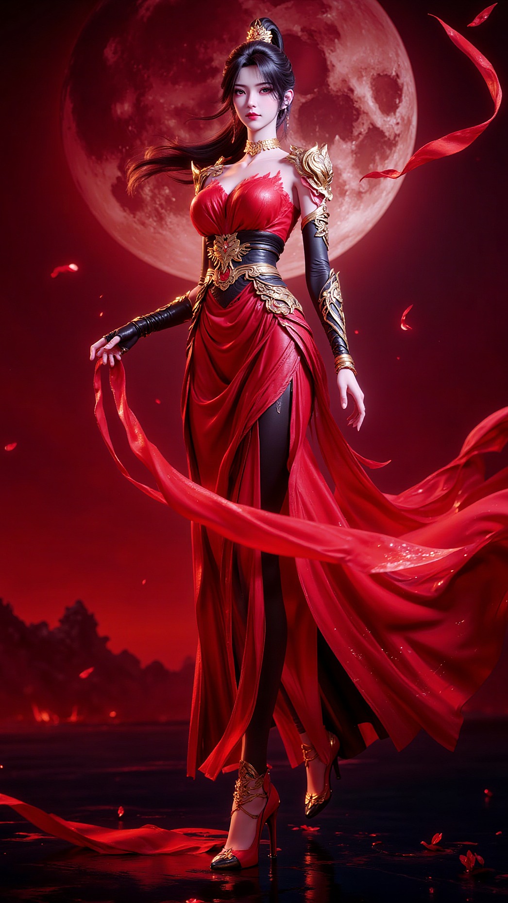 《神国之上》赵襄儿高清角色形象图 古风玄幻人物壁纸_08