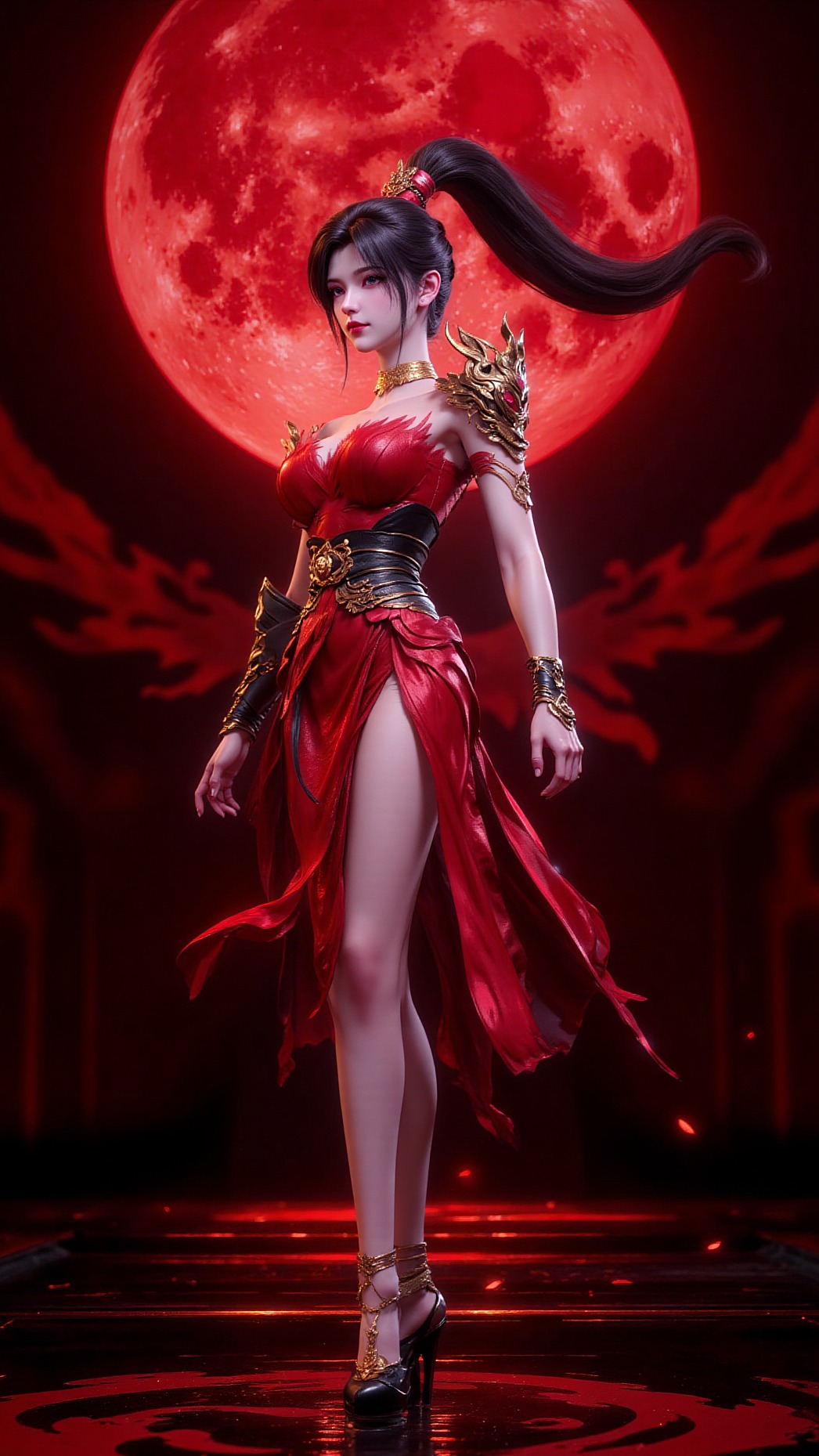 《神国之上》赵襄儿高清角色形象图 古风玄幻人物壁纸_04