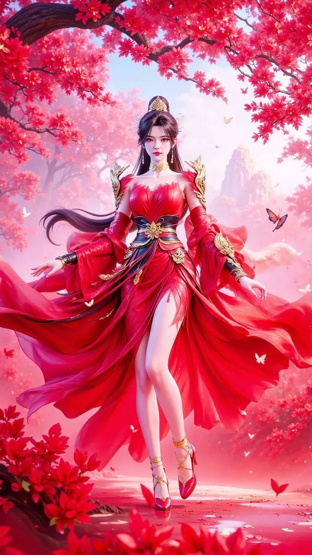 《神国之上》赵襄儿高清角色形象图 古风玄幻人物壁纸_03