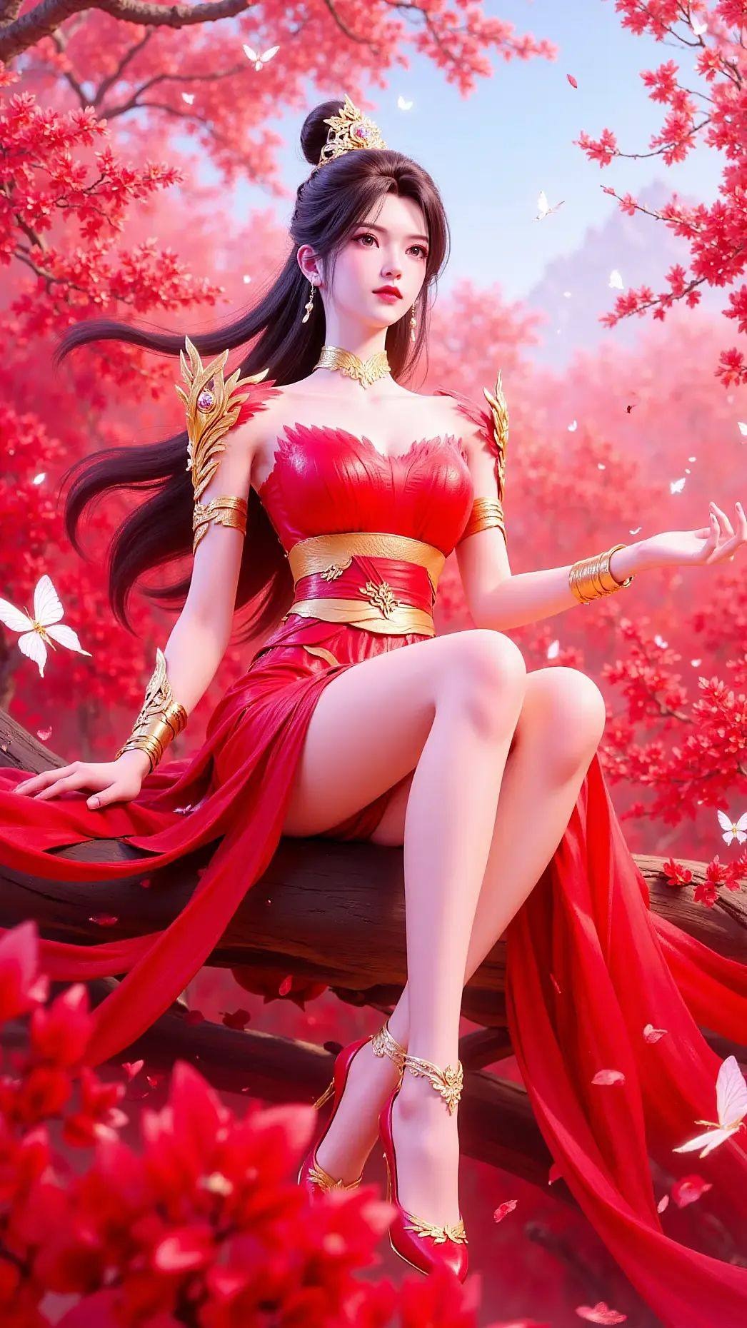 《神国之上》赵襄儿高清角色形象图 古风玄幻人物壁纸_01