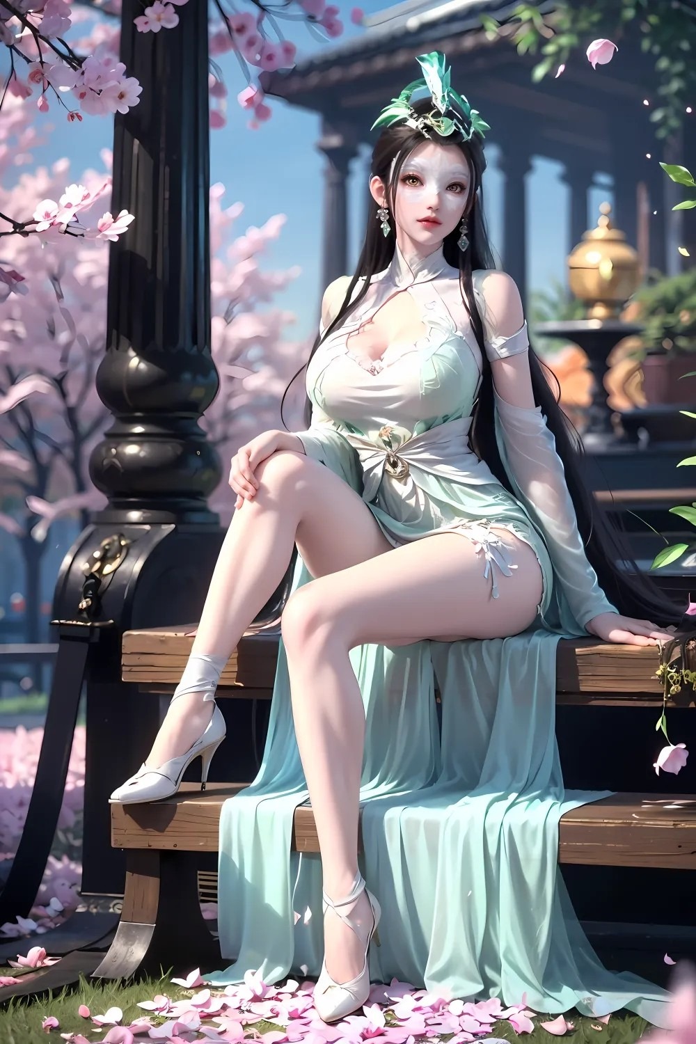 《神国之上》陆嫁嫁高清角色形象图 古风玄幻人物壁纸_28