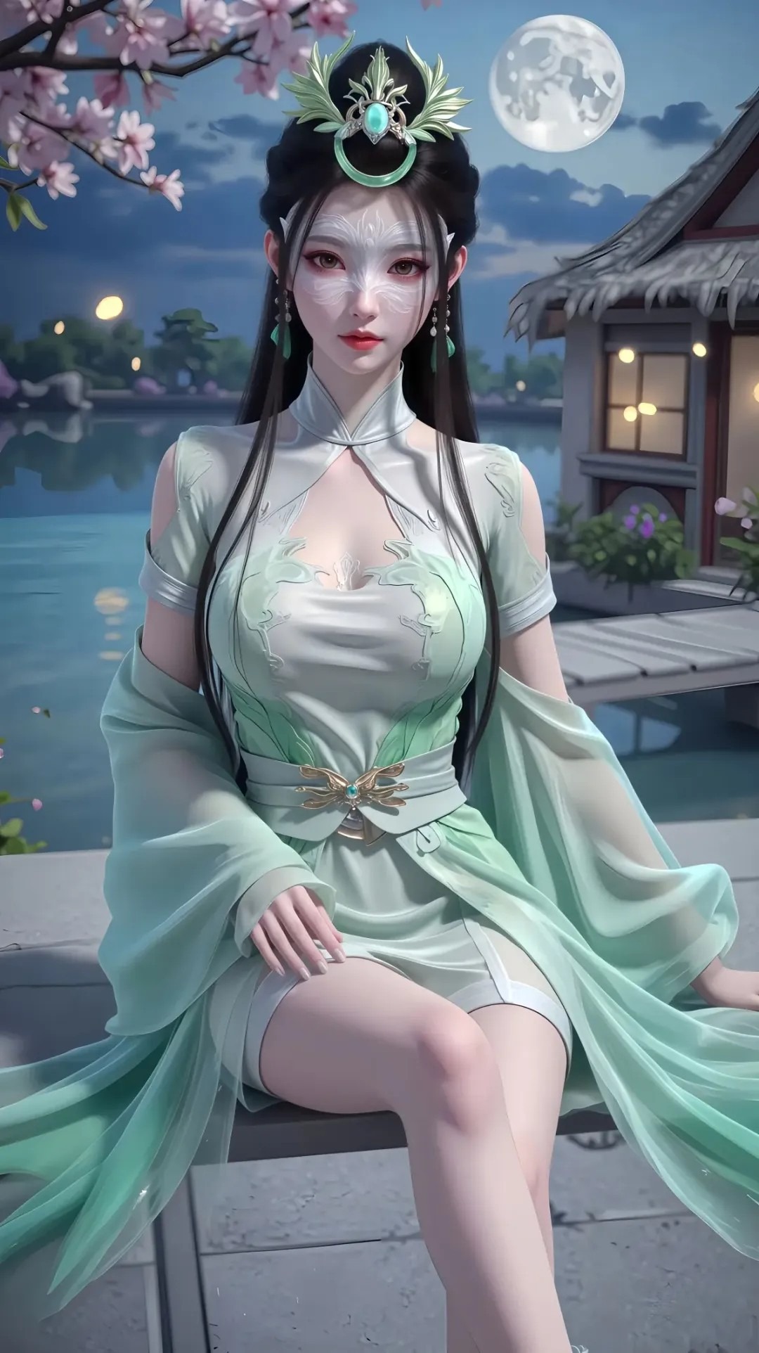 《神国之上》陆嫁嫁高清角色形象图 古风玄幻人物壁纸_27