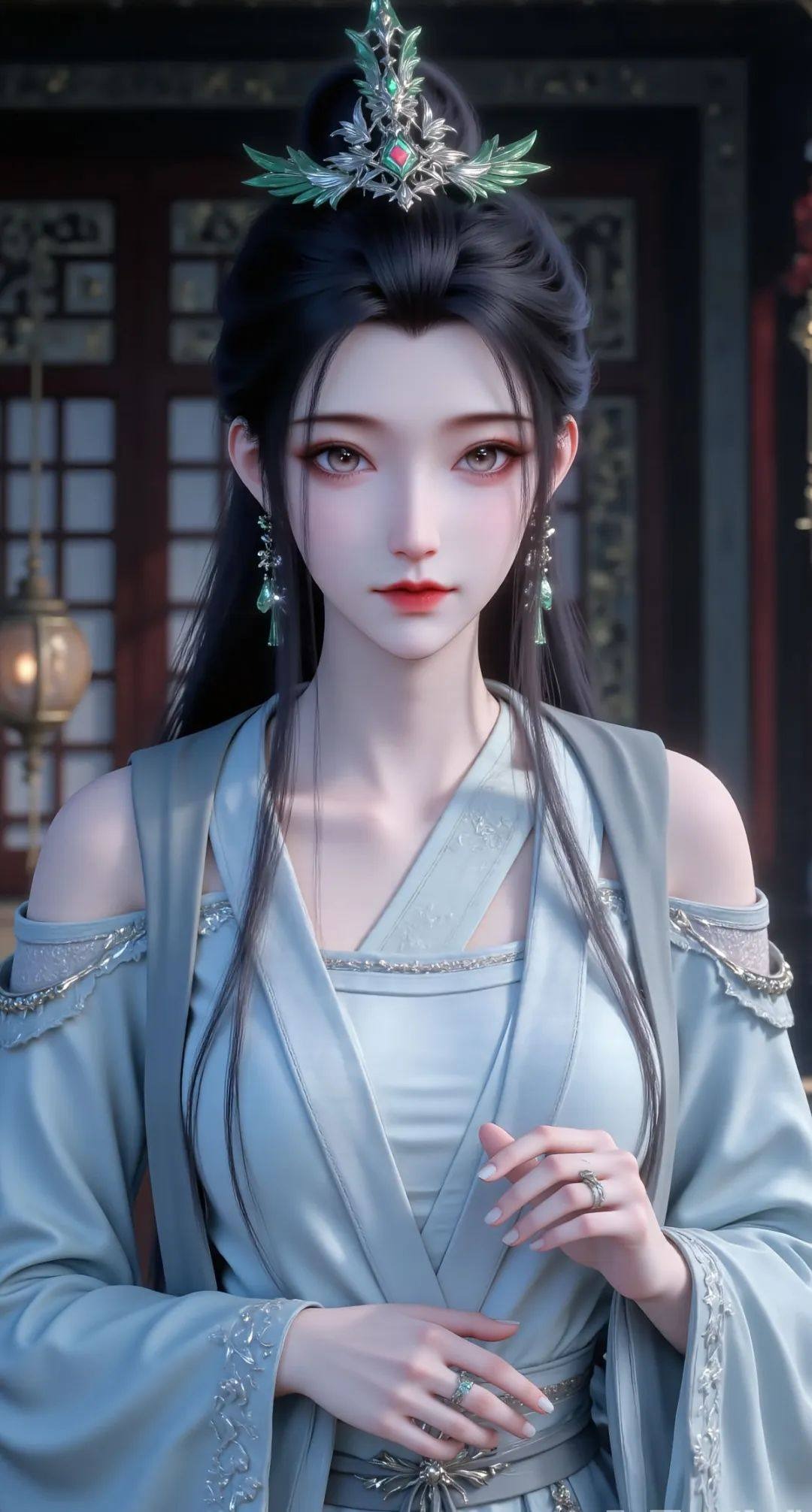 《神国之上》陆嫁嫁高清角色形象图 古风玄幻人物壁纸_25