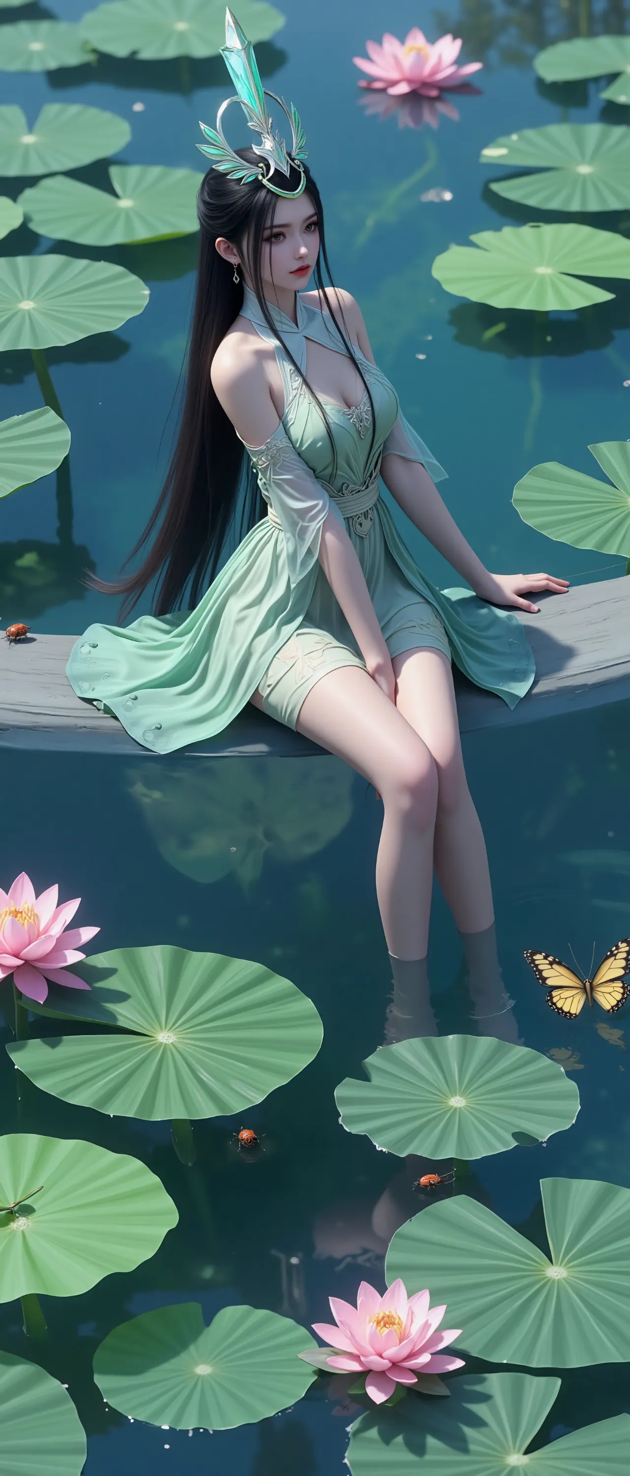 《神国之上》陆嫁嫁高清角色形象图 古风玄幻人物壁纸_19