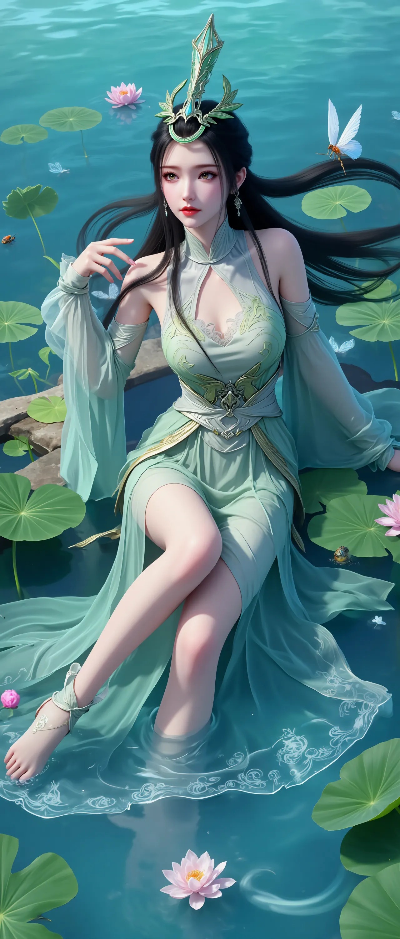 《神国之上》陆嫁嫁高清角色形象图 古风玄幻人物壁纸_12