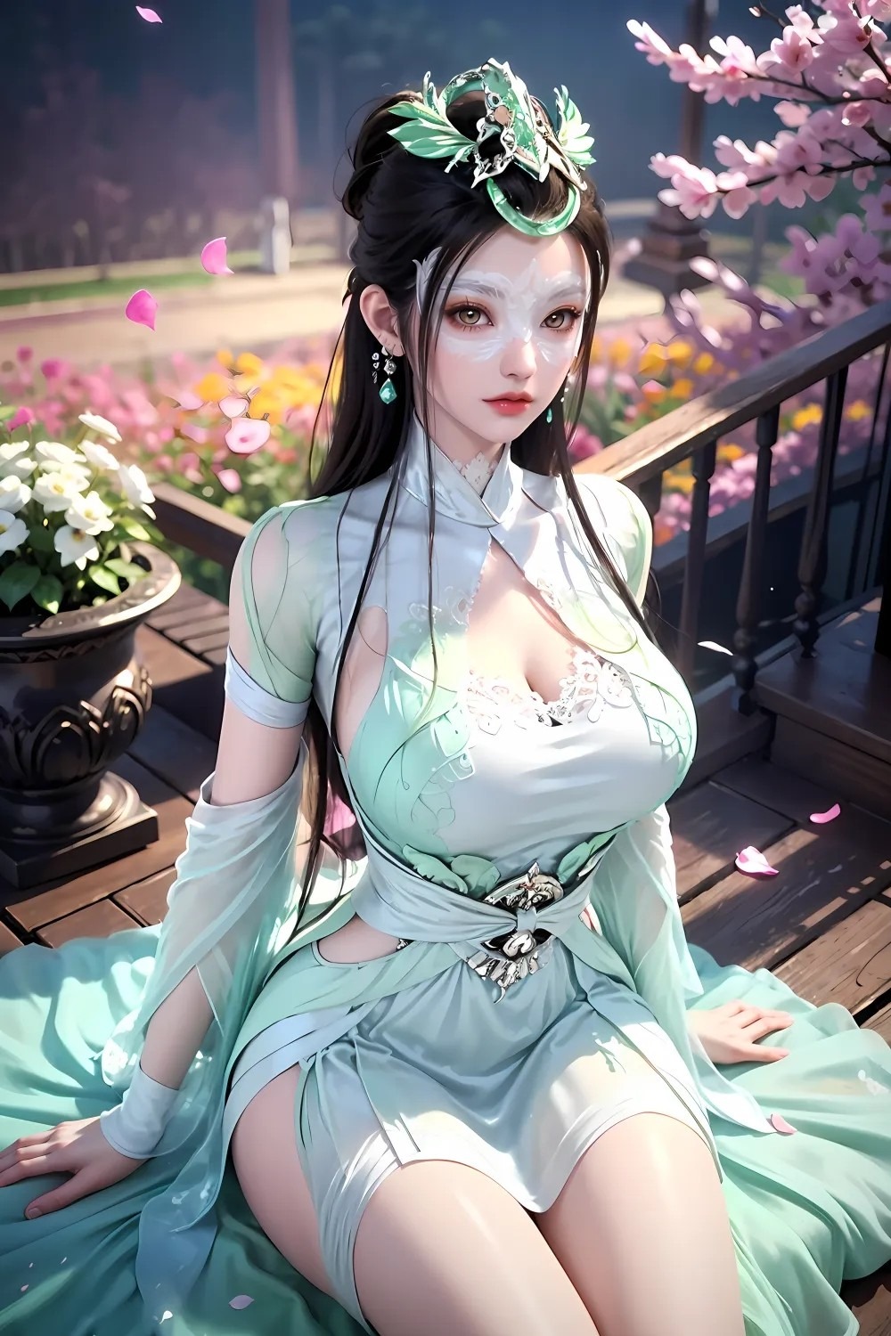 《神国之上》陆嫁嫁高清角色形象图 古风玄幻人物壁纸_09