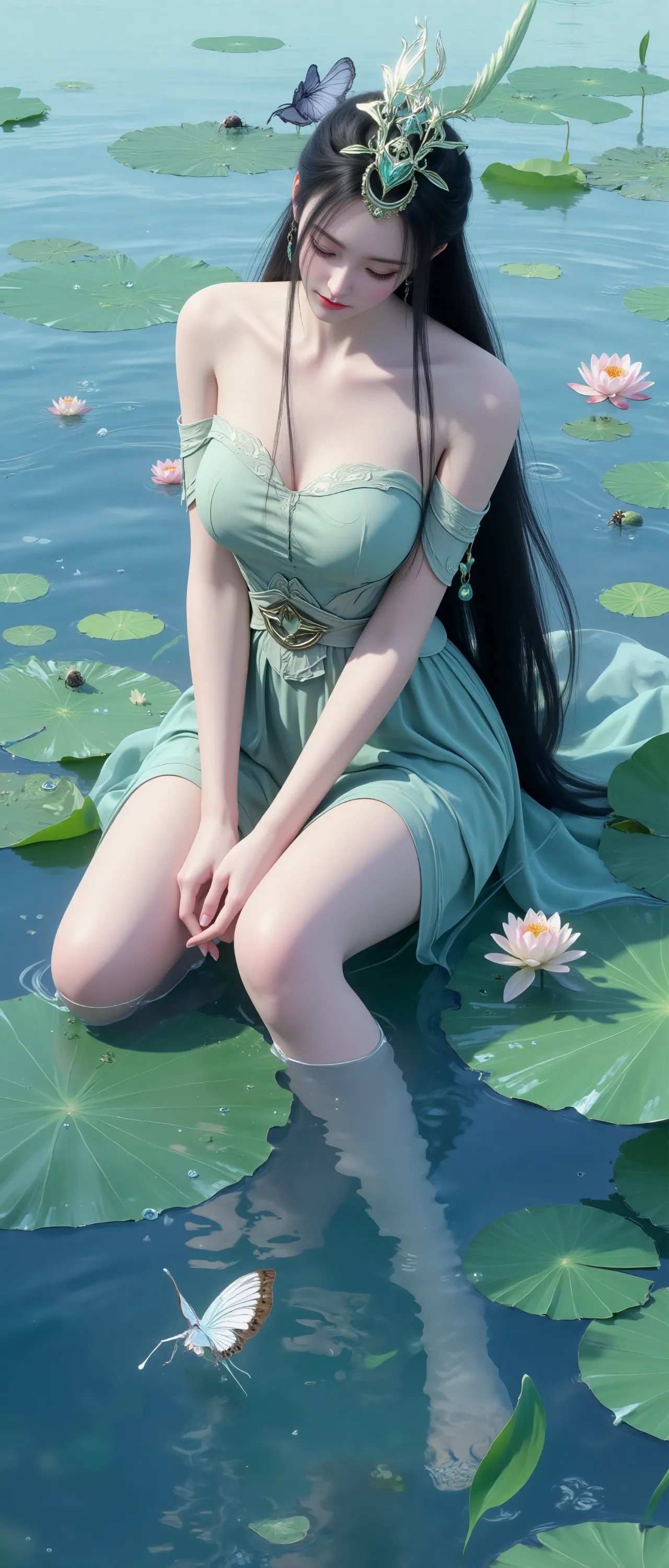 《神国之上》陆嫁嫁高清角色形象图 古风玄幻人物壁纸_07