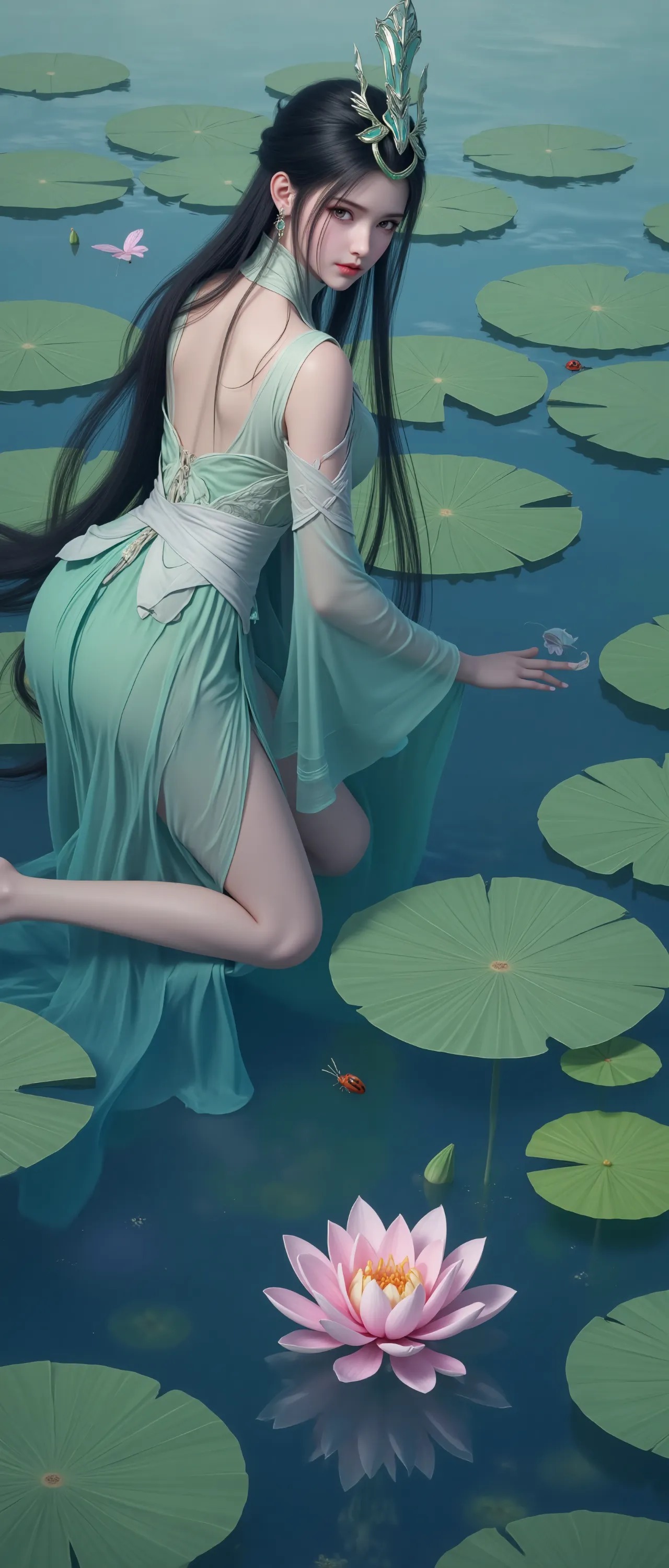 《神国之上》陆嫁嫁高清角色形象图 古风玄幻人物壁纸_06