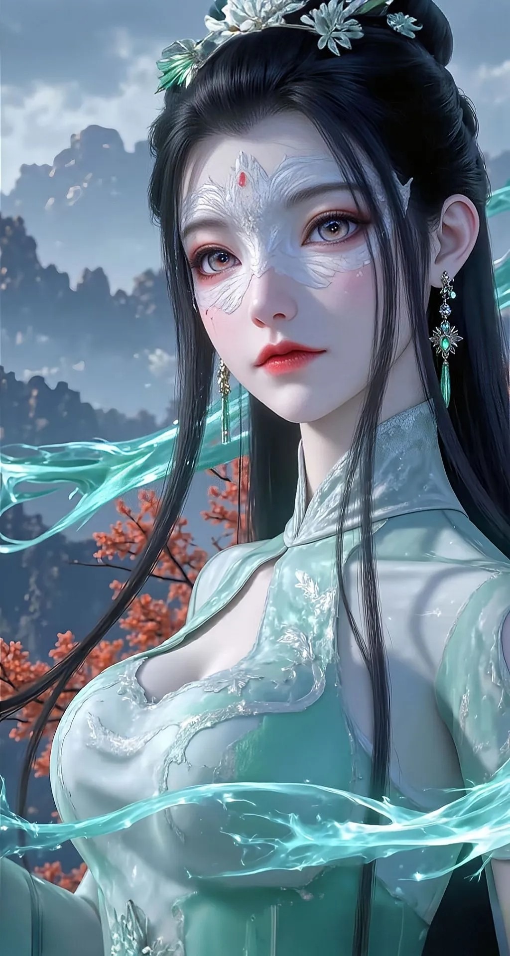 《神国之上》陆嫁嫁高清角色形象图 古风玄幻人物壁纸_03