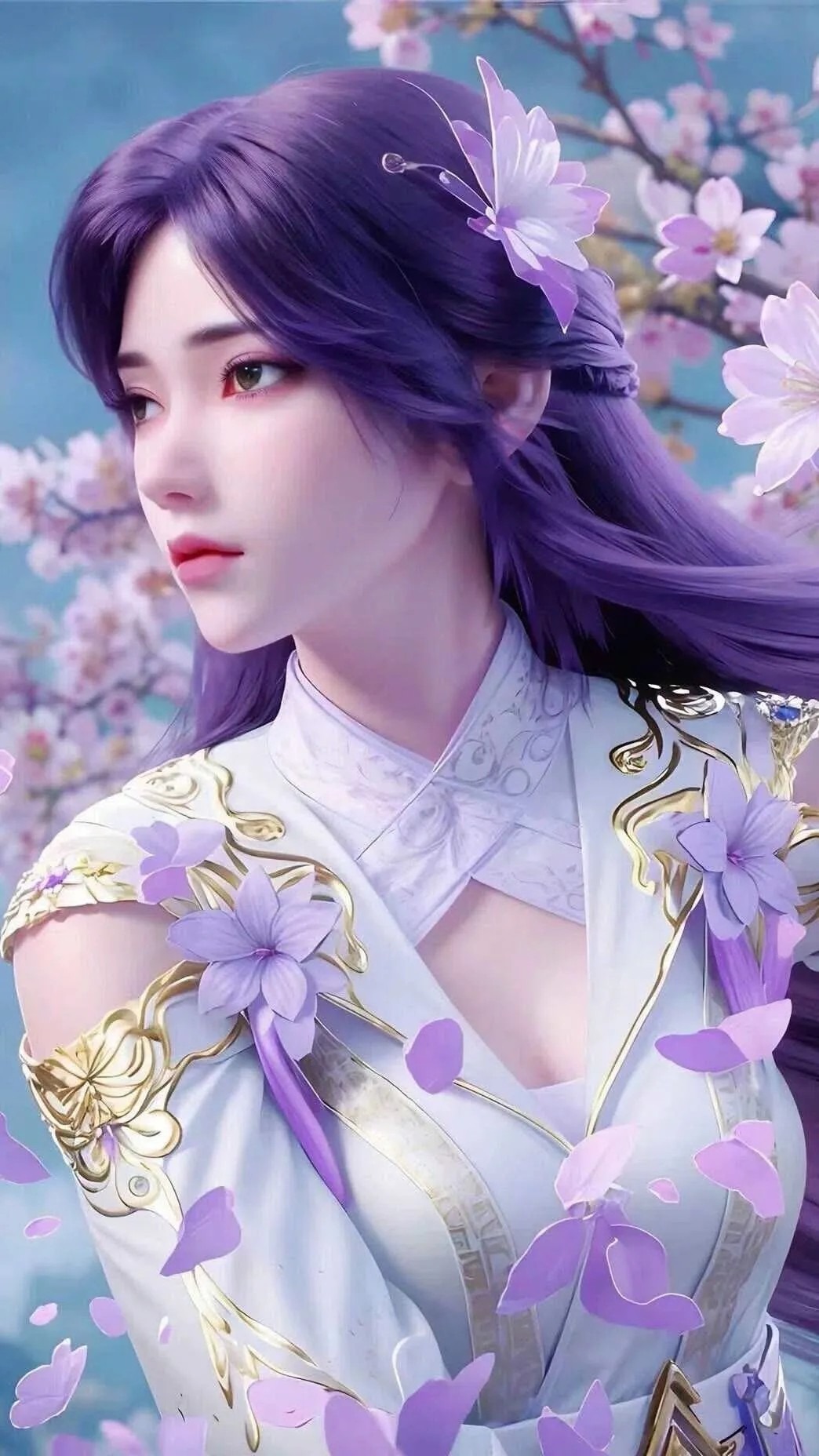 《完美世界》云曦高清图片 适配手机壁纸、屏保、锁屏 国漫云曦角色形象图_46