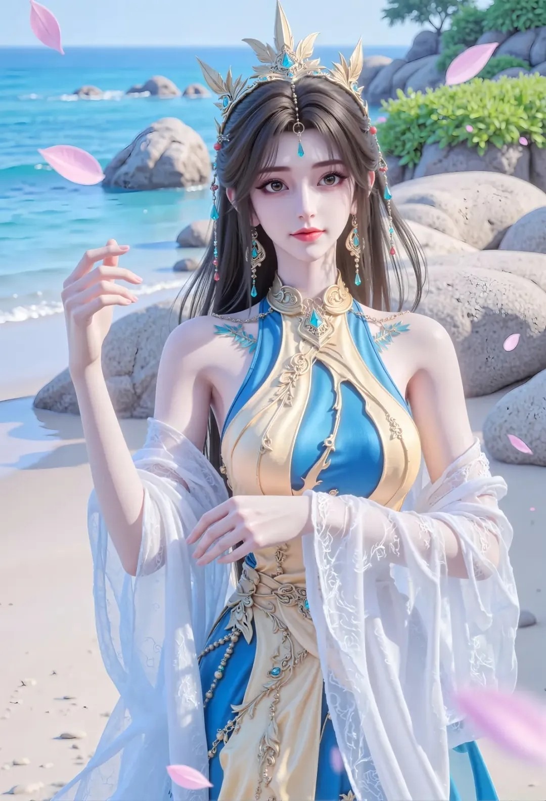 《完美世界》凰女高清图片 适配手机壁纸、屏保、锁屏 国漫凰女角色形象图_21