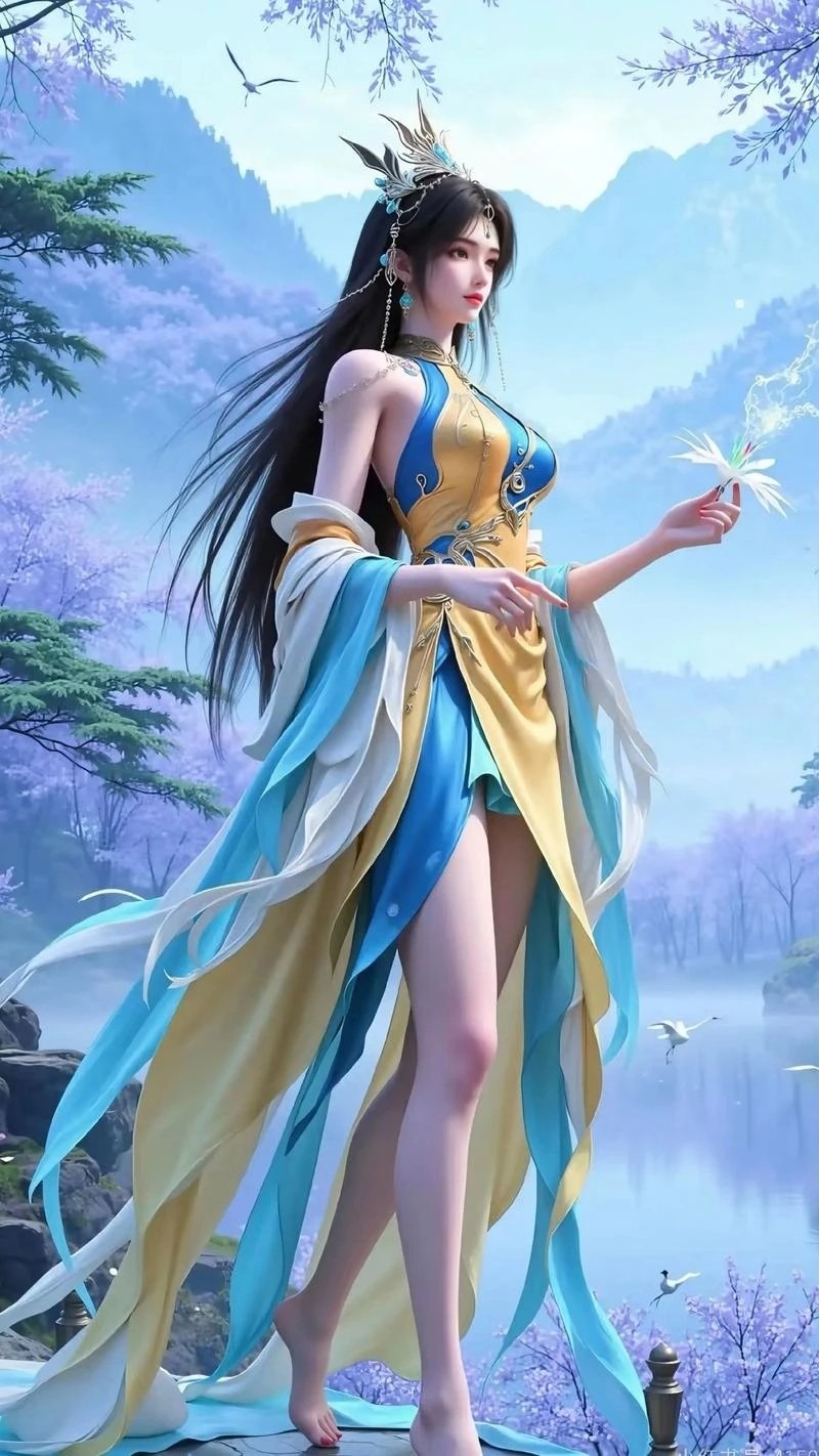 《完美世界》凰女高清图片 适配手机壁纸、屏保、锁屏 国漫凰女角色形象图_20