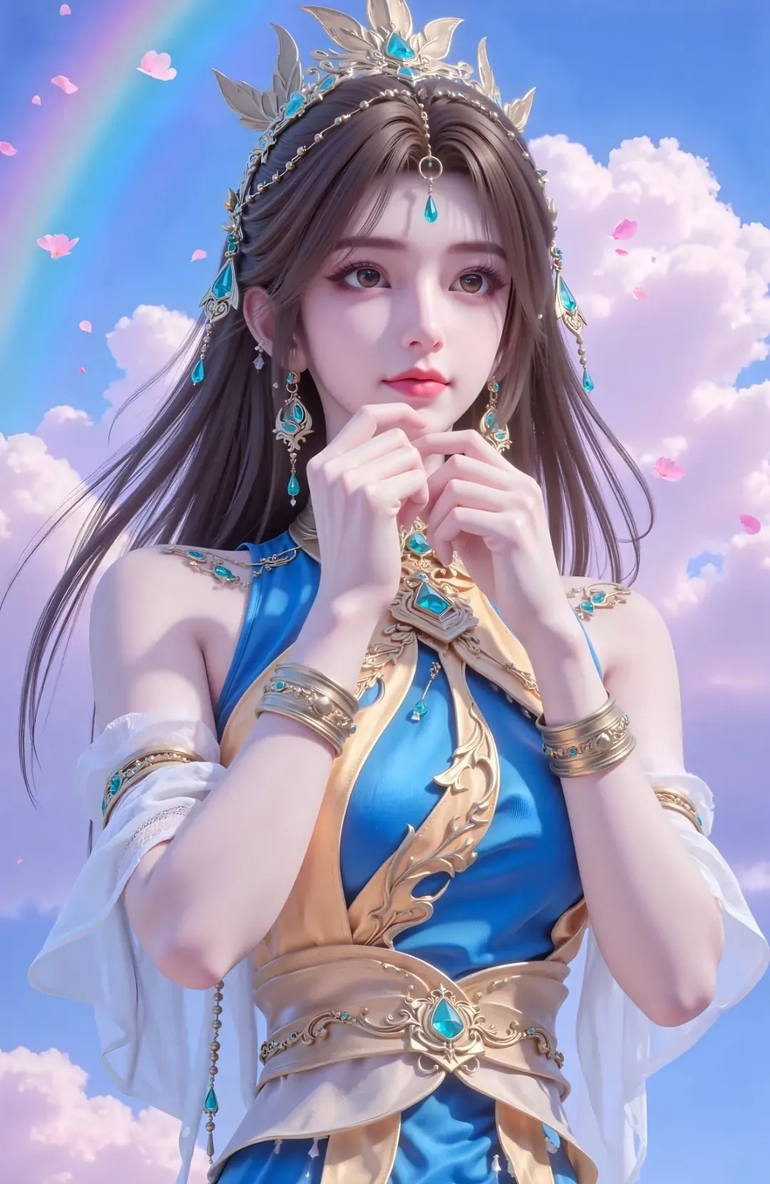 《完美世界》凰女高清图片 适配手机壁纸、屏保、锁屏 国漫凰女角色形象图_18