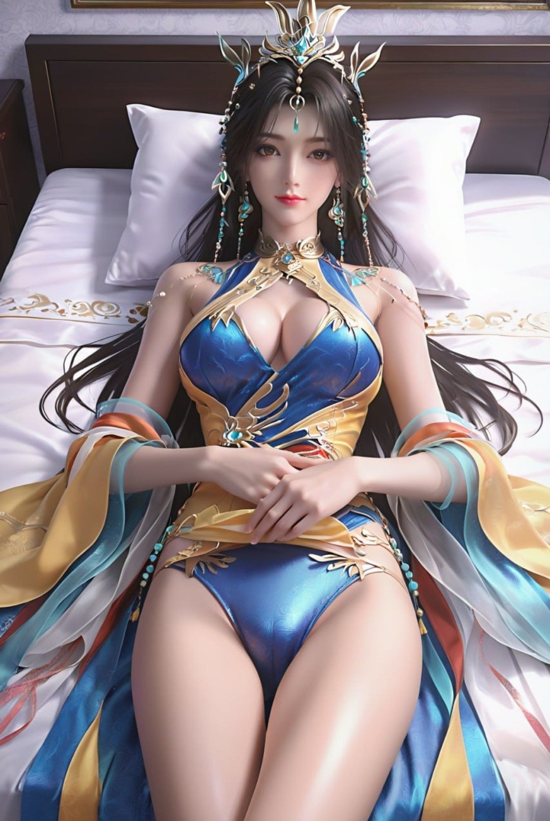 《完美世界》凰女高清图片 适配手机壁纸、屏保、锁屏 国漫凰女角色形象图_17