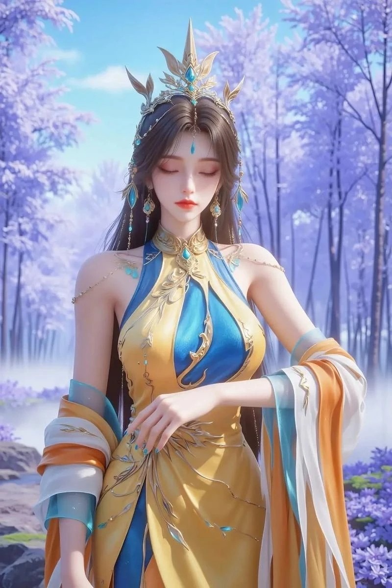 《完美世界》凰女高清图片 适配手机壁纸、屏保、锁屏 国漫凰女角色形象图_13