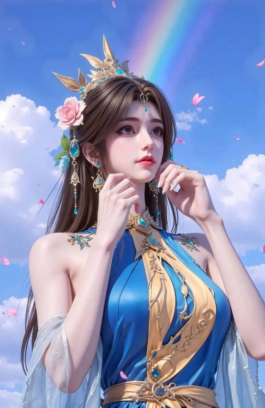 《完美世界》凰女高清图片 适配手机壁纸、屏保、锁屏 国漫凰女角色形象图_01