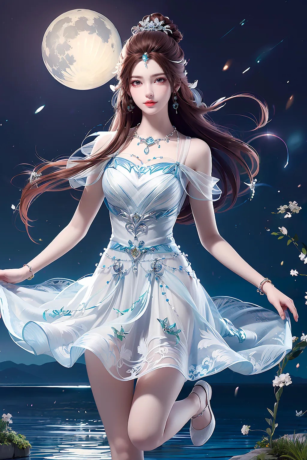 《完美世界》叶倾仙高清图片 适配手机壁纸、屏保、锁屏 国漫叶倾仙角色形象图_22