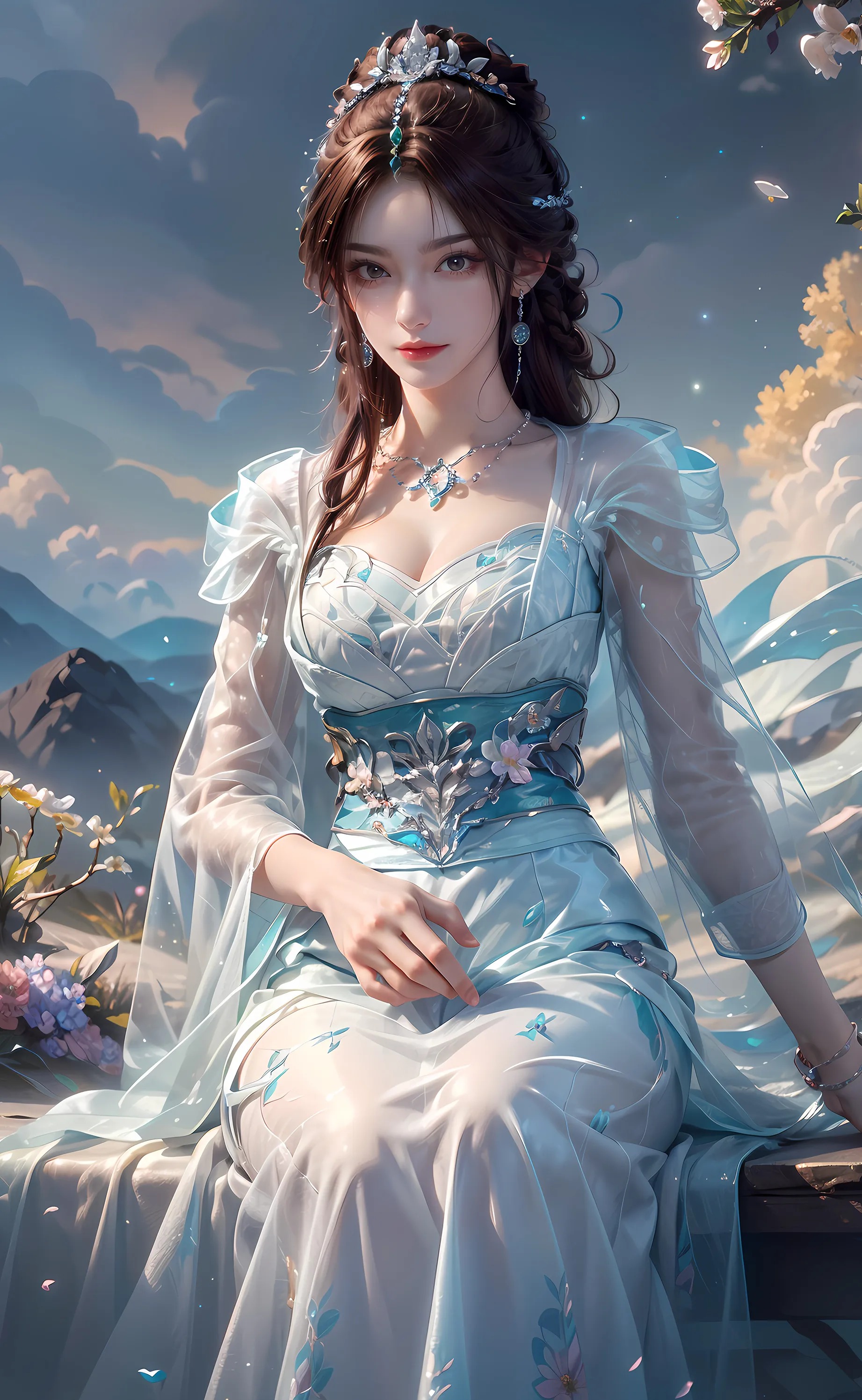 《完美世界》叶倾仙高清图片 适配手机壁纸、屏保、锁屏 国漫叶倾仙角色形象图_20