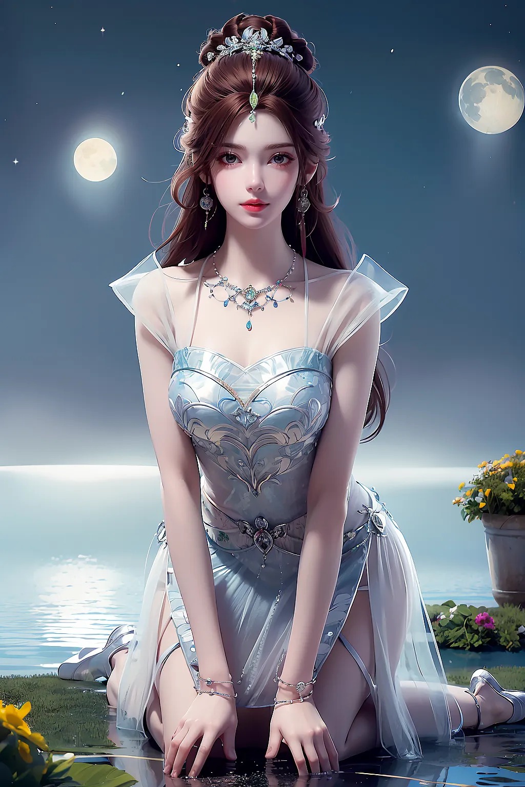 《完美世界》叶倾仙高清图片 适配手机壁纸、屏保、锁屏 国漫叶倾仙角色形象图_16