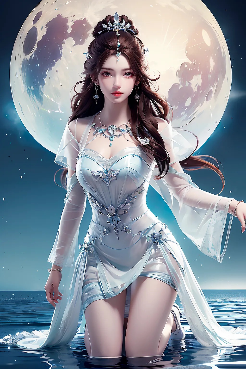 《完美世界》叶倾仙高清图片 适配手机壁纸、屏保、锁屏 国漫叶倾仙角色形象图_14