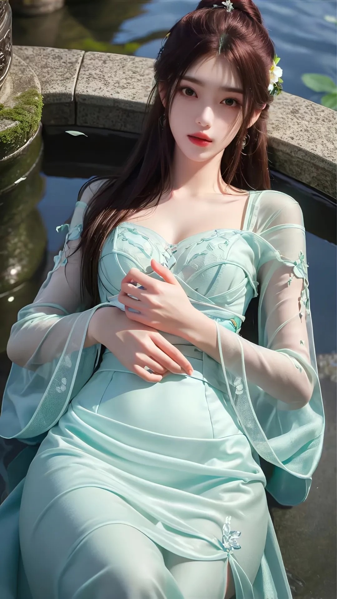 《完美世界》叶倾仙高清图片 适配手机壁纸、屏保、锁屏 国漫叶倾仙角色形象图_12