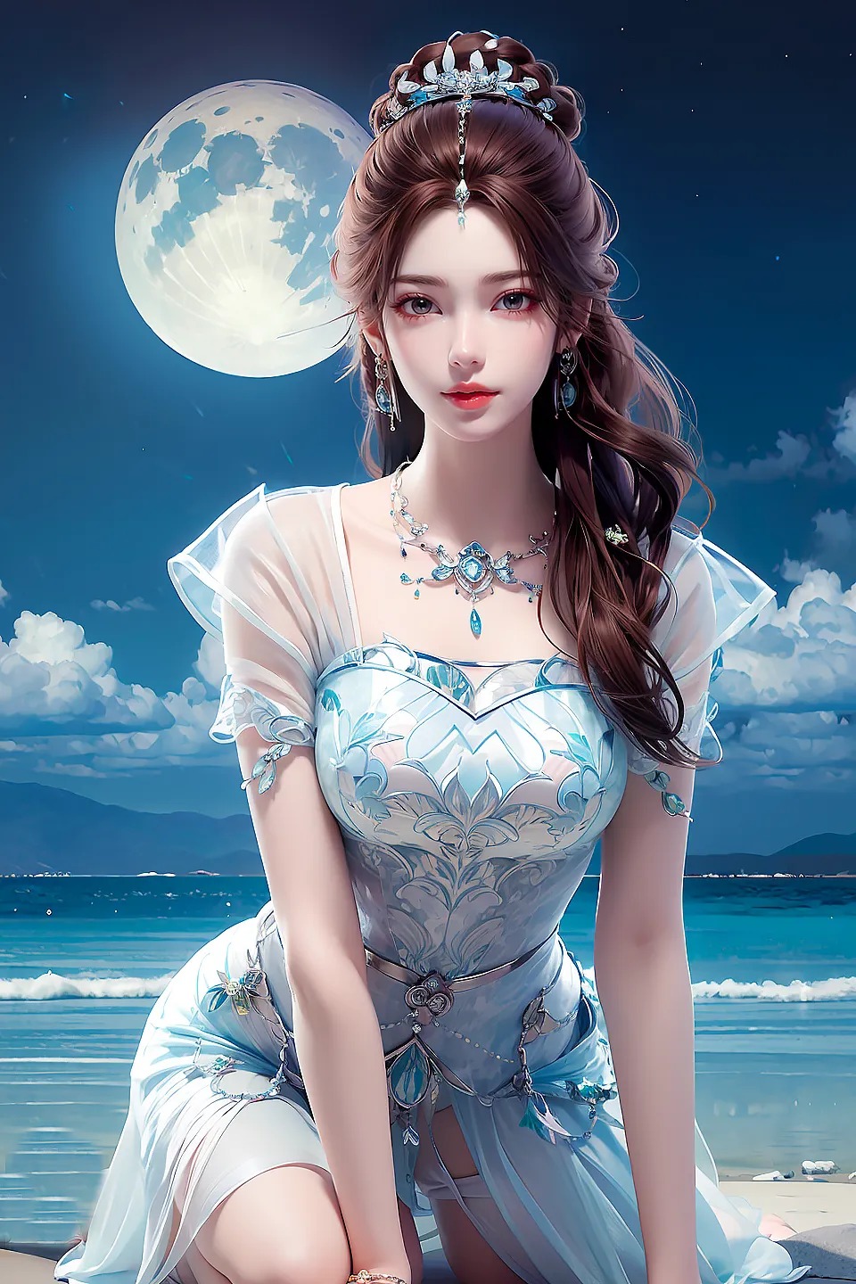 《完美世界》叶倾仙高清图片 适配手机壁纸、屏保、锁屏 国漫叶倾仙角色形象图_11