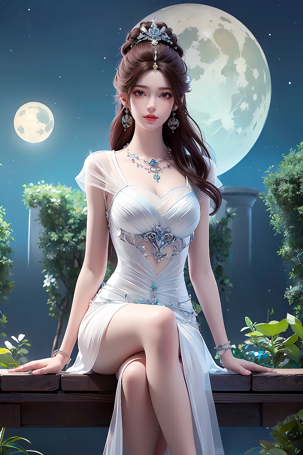 《完美世界》叶倾仙高清图片 适配手机壁纸、屏保、锁屏 国漫叶倾仙角色形象图_10