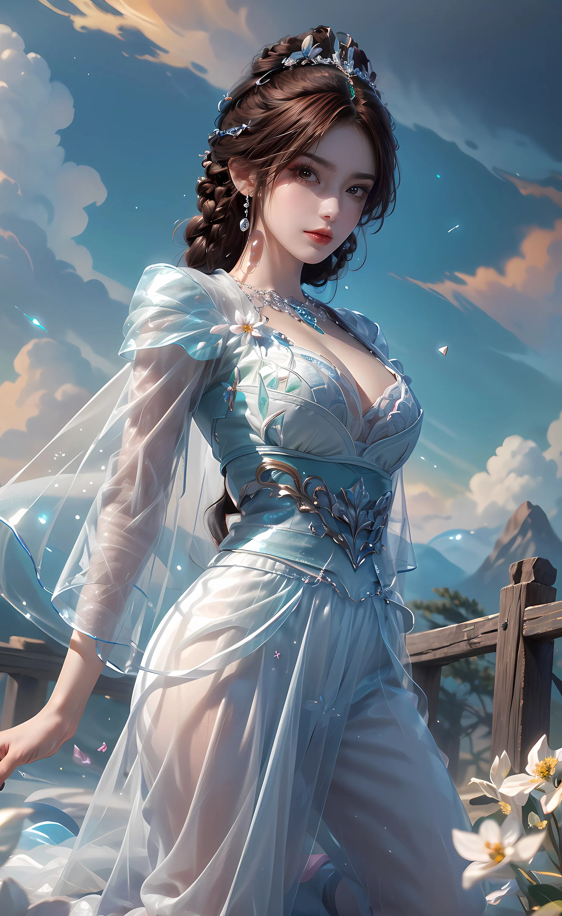 《完美世界》叶倾仙高清图片 适配手机壁纸、屏保、锁屏 国漫叶倾仙角色形象图_09