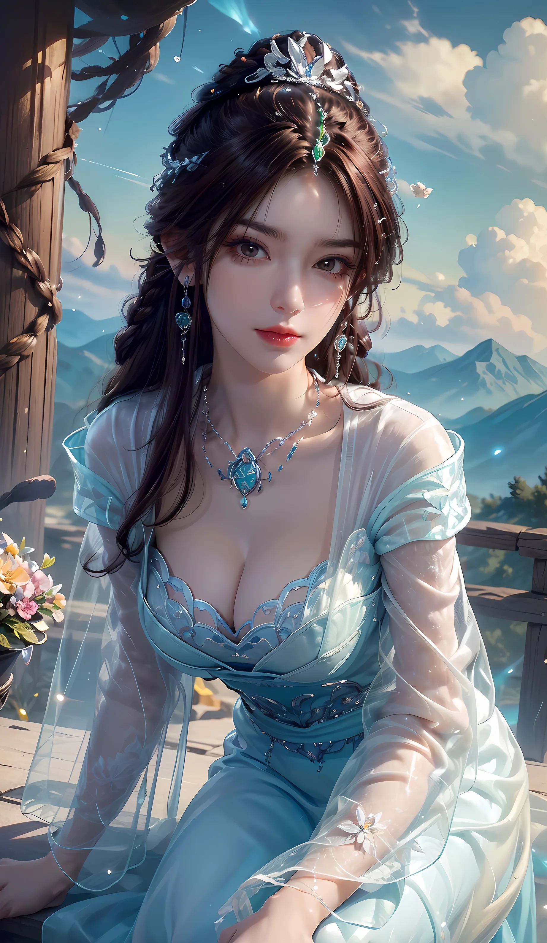 《完美世界》叶倾仙高清图片 适配手机壁纸、屏保、锁屏 国漫叶倾仙角色形象图_07