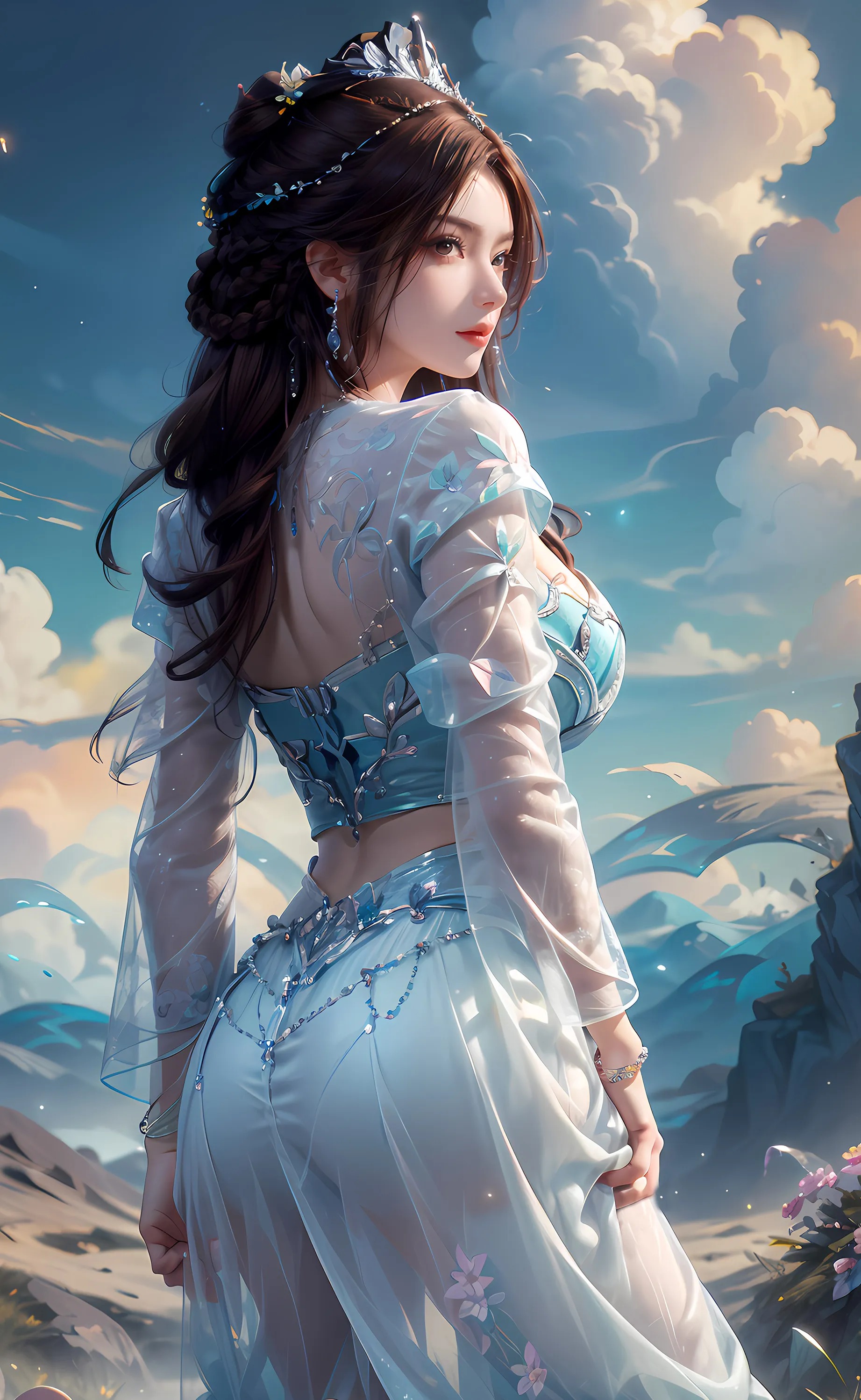 《完美世界》叶倾仙高清图片 适配手机壁纸、屏保、锁屏 国漫叶倾仙角色形象图_06