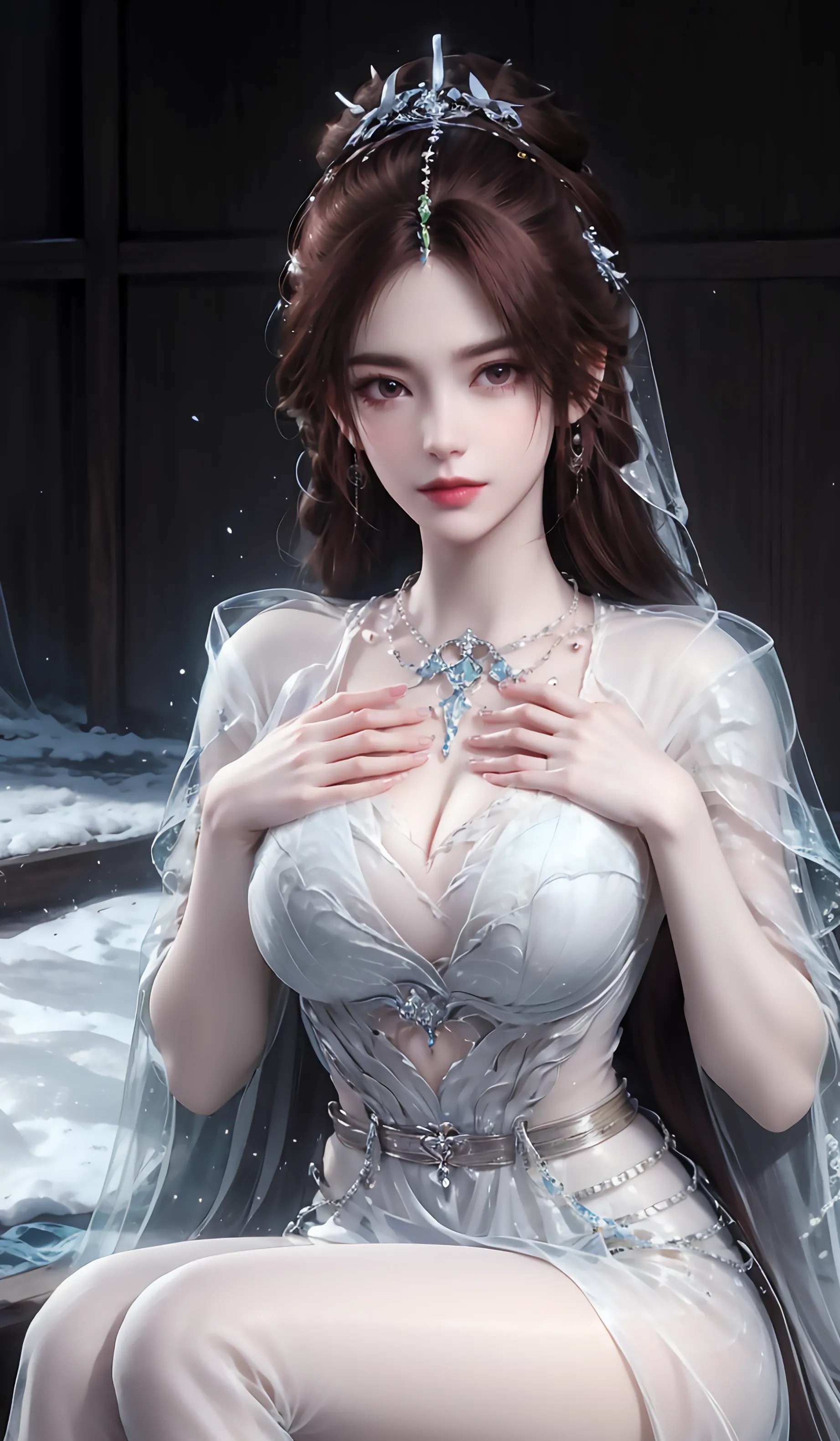 《完美世界》叶倾仙高清图片 适配手机壁纸、屏保、锁屏 国漫叶倾仙角色形象图_04