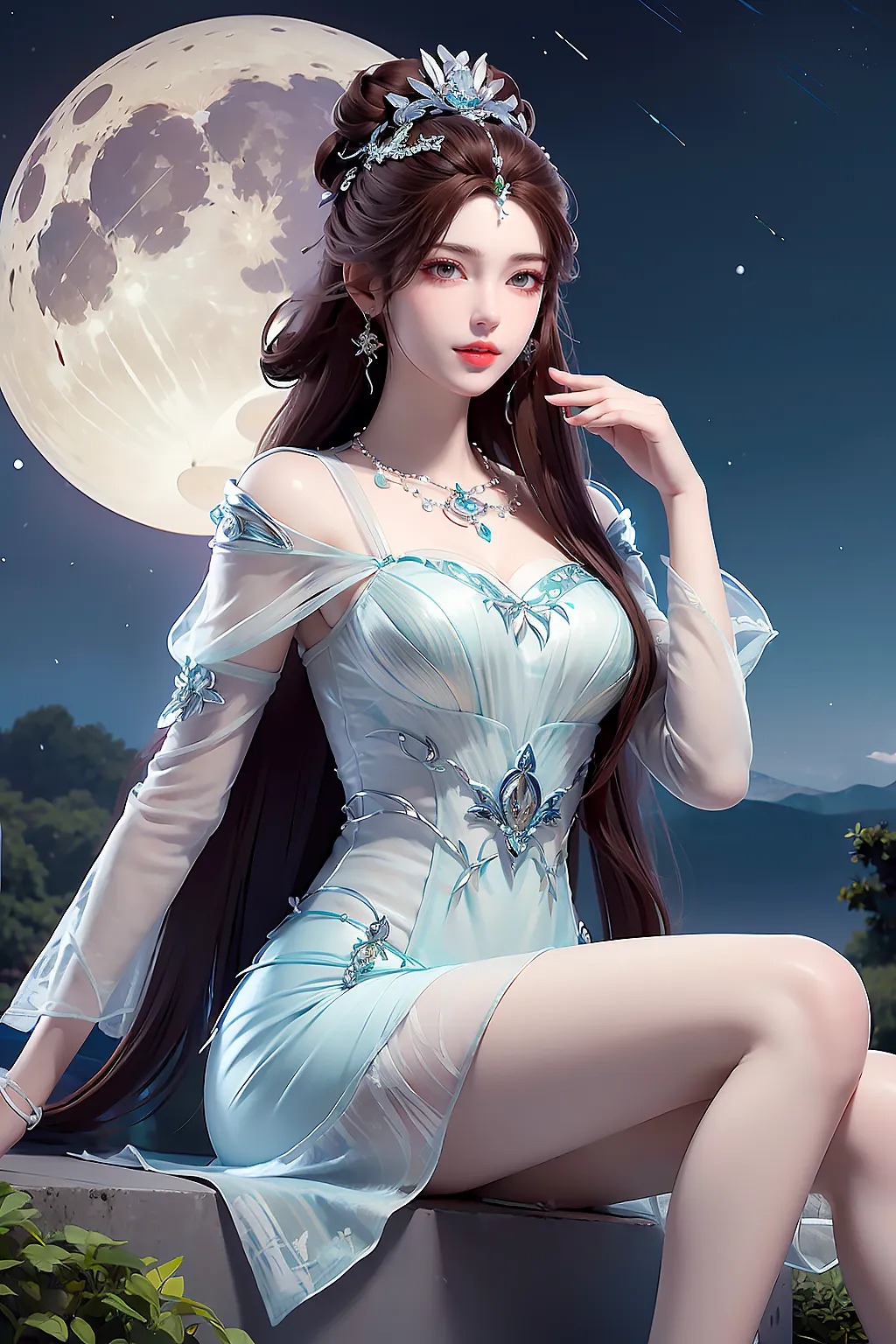 《完美世界》叶倾仙高清图片 适配手机壁纸、屏保、锁屏 国漫叶倾仙角色形象图_05