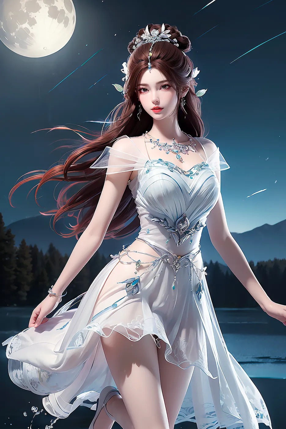 《完美世界》叶倾仙高清图片 适配手机壁纸、屏保、锁屏 国漫叶倾仙角色形象图_03