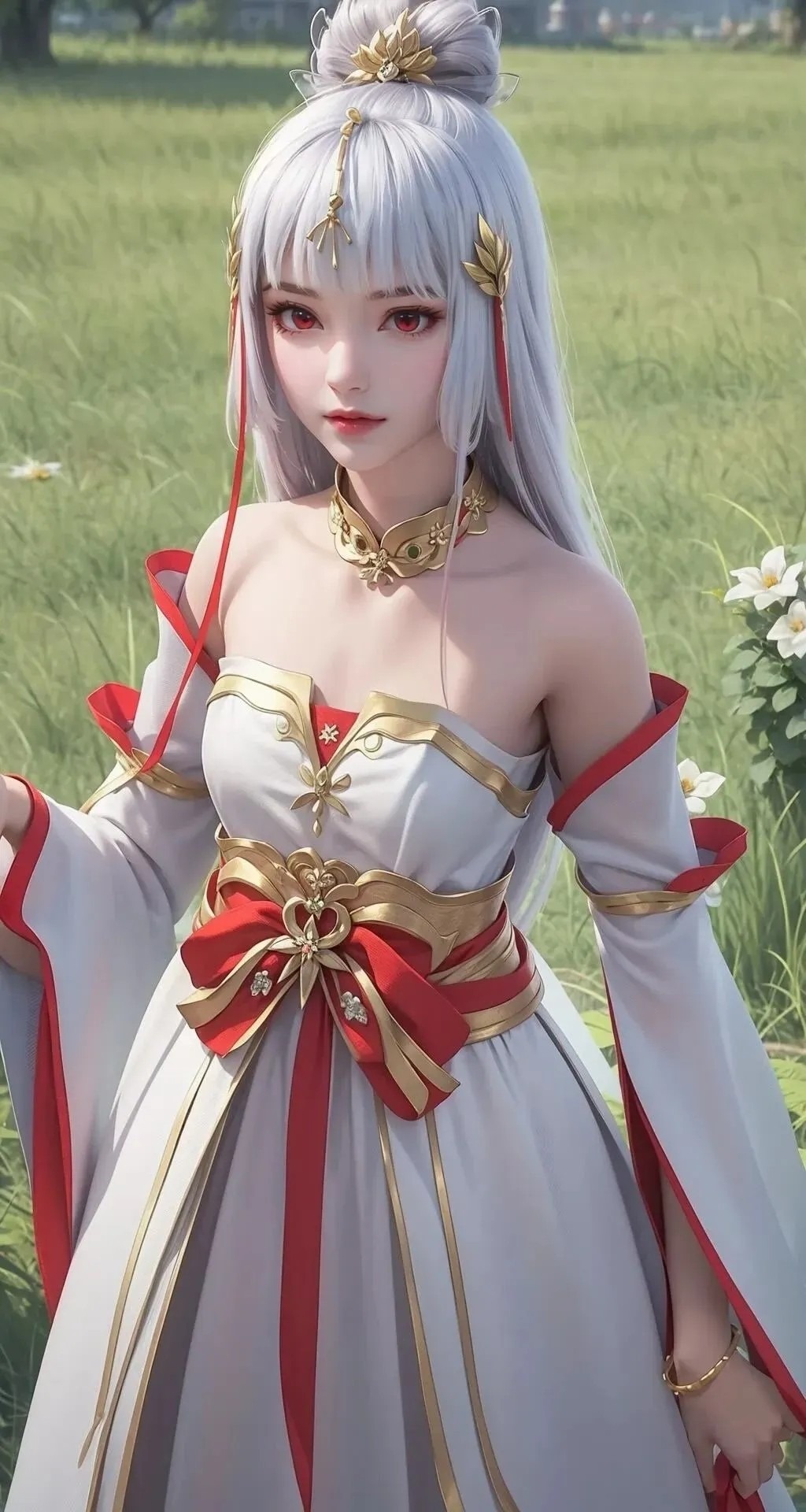 《完美世界》太阴玉兔高清图片 适配手机壁纸、屏保、锁屏 国漫太阴玉兔角色形象图_09