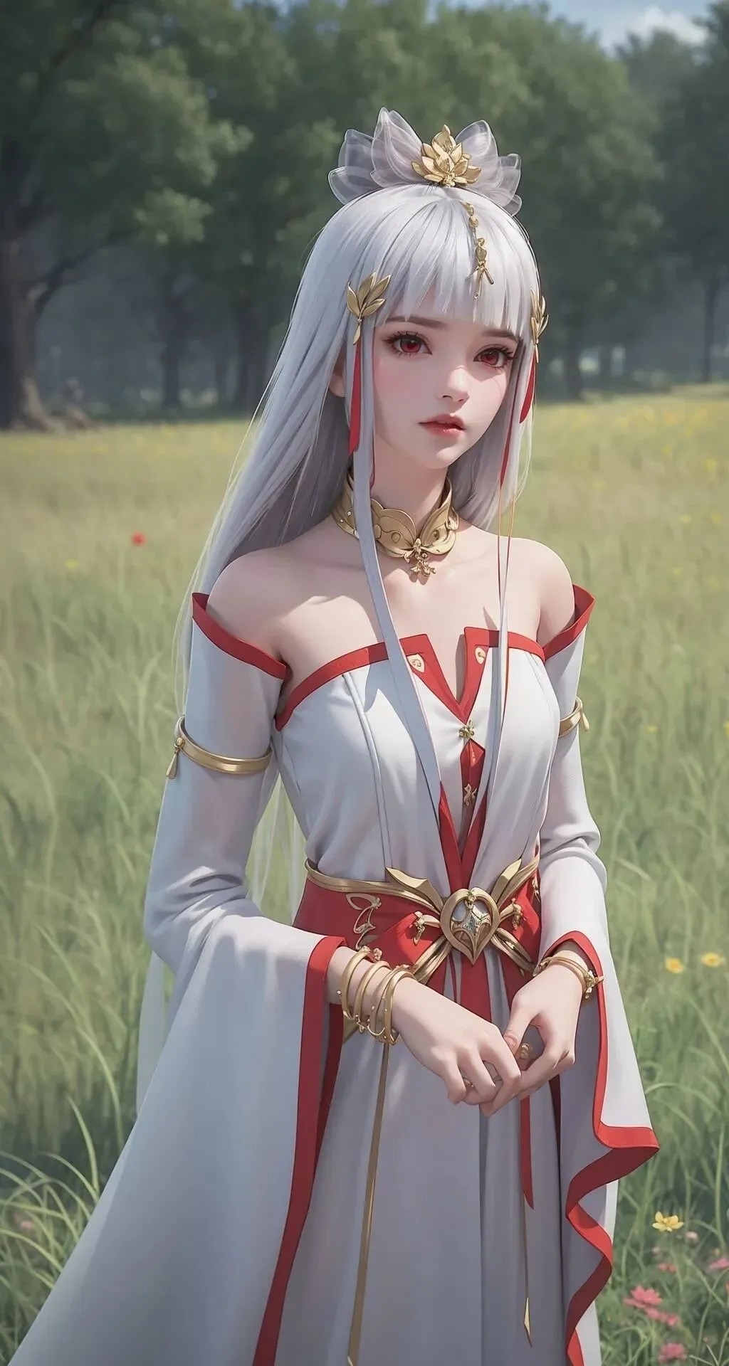 《完美世界》太阴玉兔高清图片 适配手机壁纸、屏保、锁屏 国漫太阴玉兔角色形象图_05