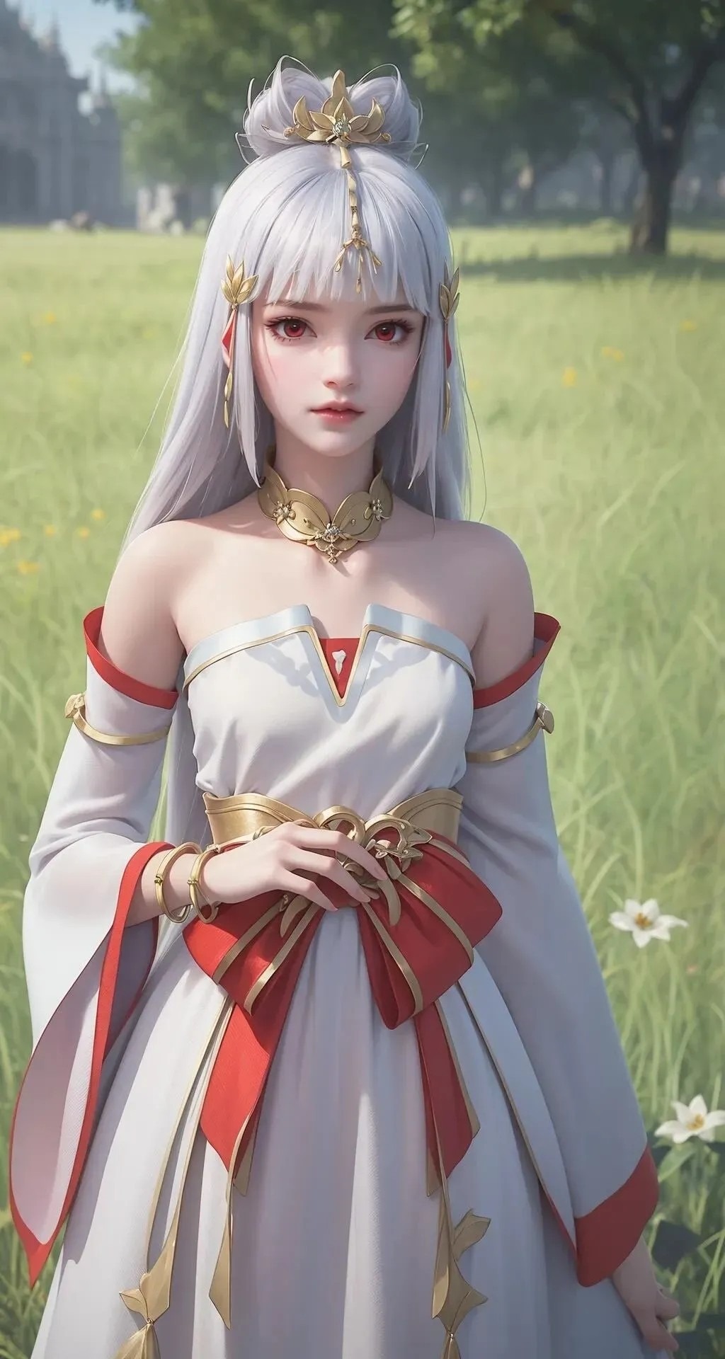 《完美世界》太阴玉兔高清图片 适配手机壁纸、屏保、锁屏 国漫太阴玉兔角色形象图_01