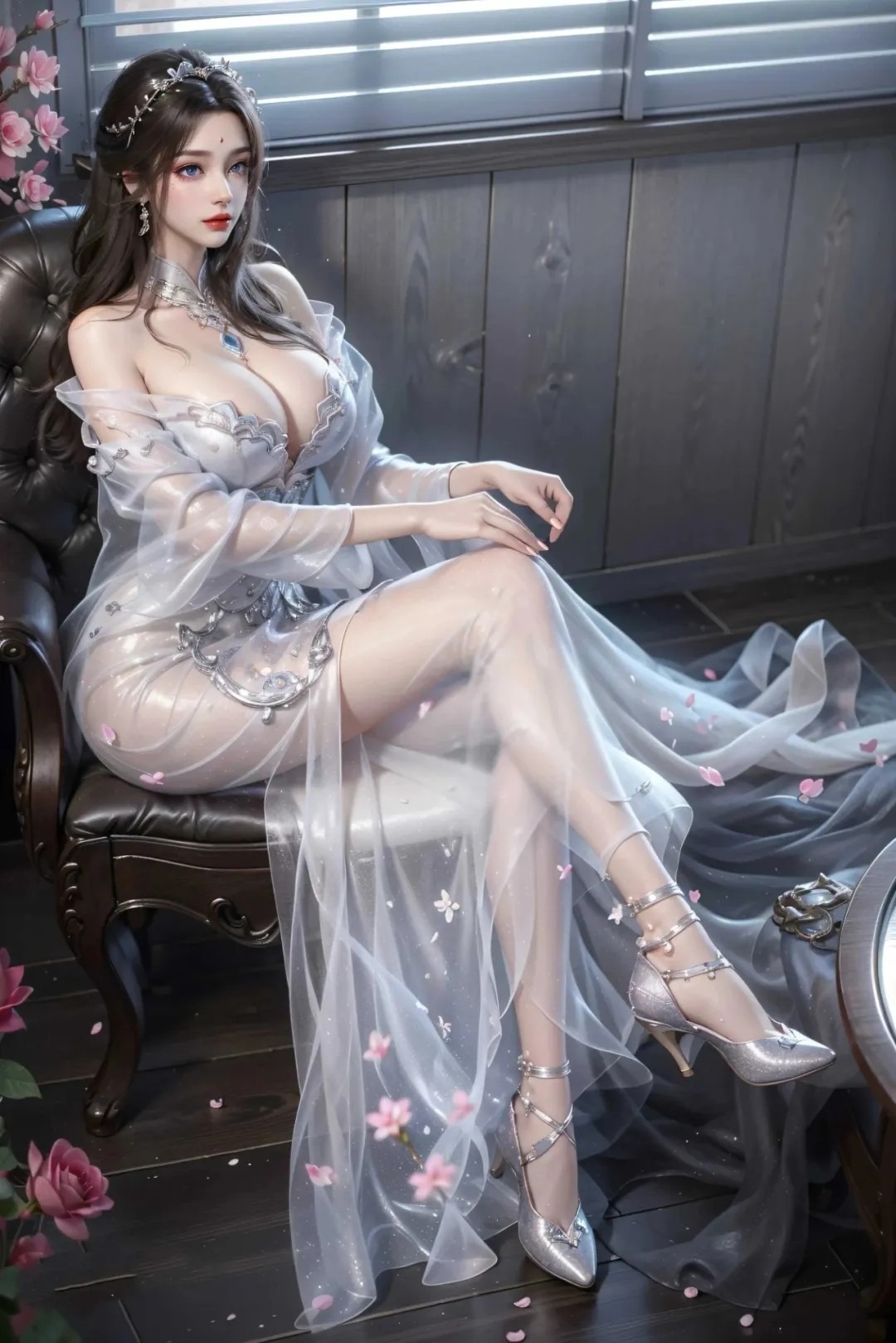 《完美世界》月婵高清图片 适配手机壁纸、屏保、锁屏 国漫月婵角色形象图_38