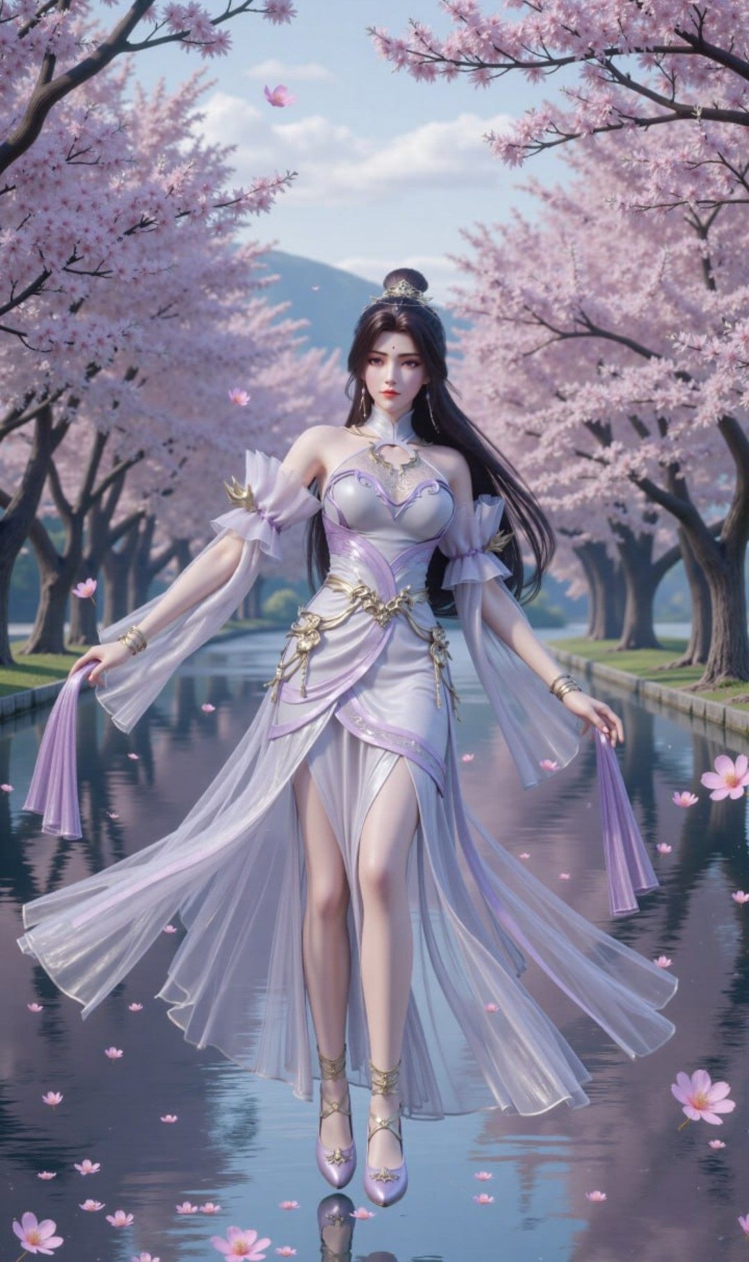 《完美世界》月婵高清图片 适配手机壁纸、屏保、锁屏 国漫月婵角色形象图_37