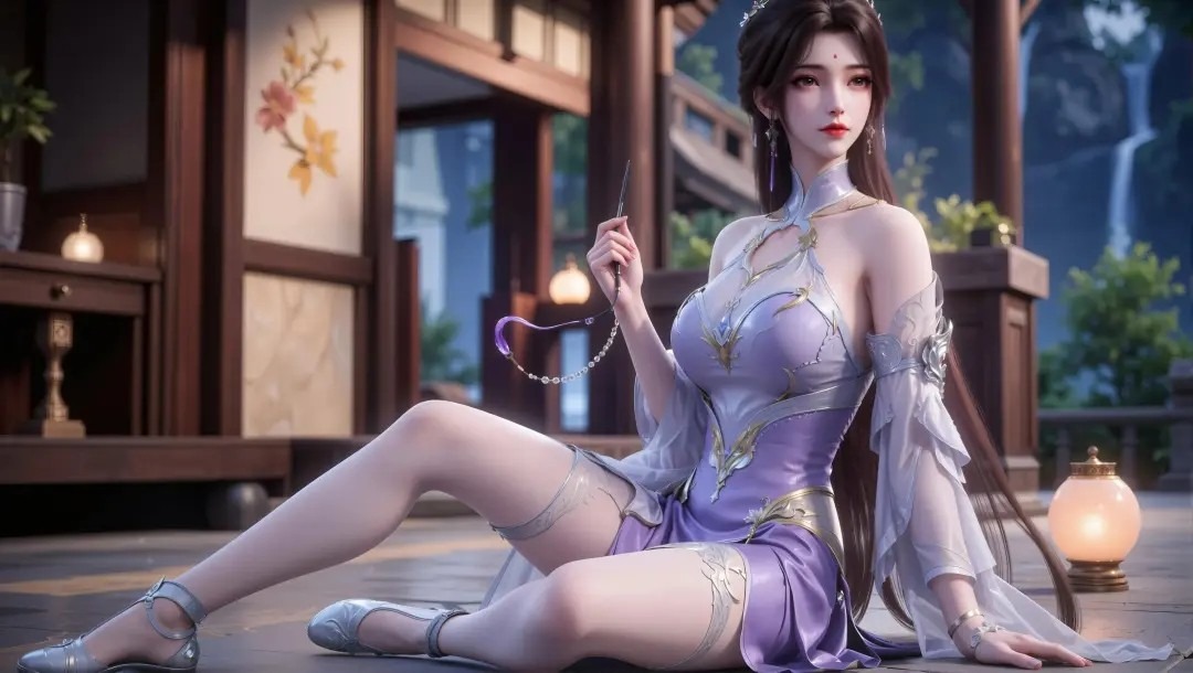 《完美世界》月婵高清图片 适配手机壁纸、屏保、锁屏 国漫月婵角色形象图_36