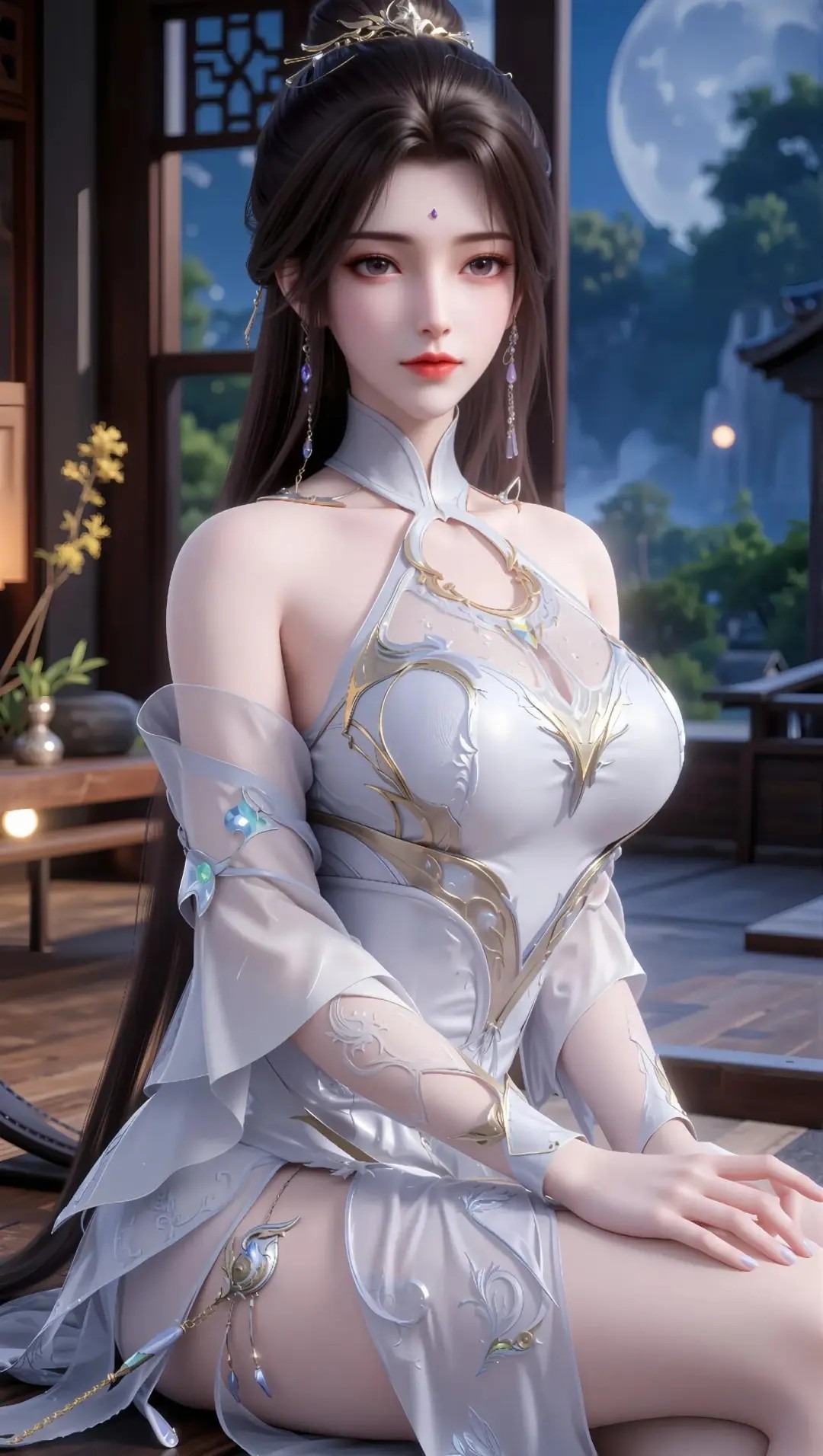 《完美世界》月婵高清图片 适配手机壁纸、屏保、锁屏 国漫月婵角色形象图_34