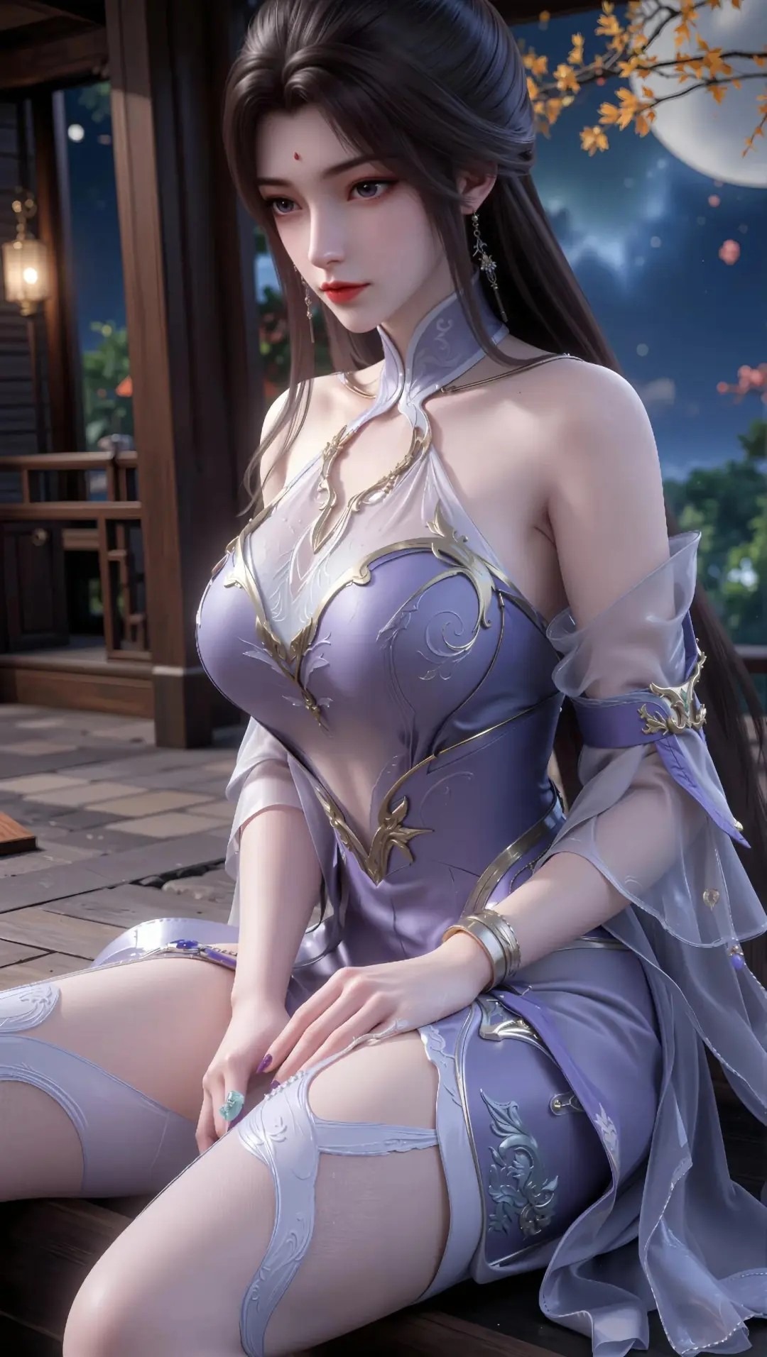 《完美世界》月婵高清图片 适配手机壁纸、屏保、锁屏 国漫月婵角色形象图_24